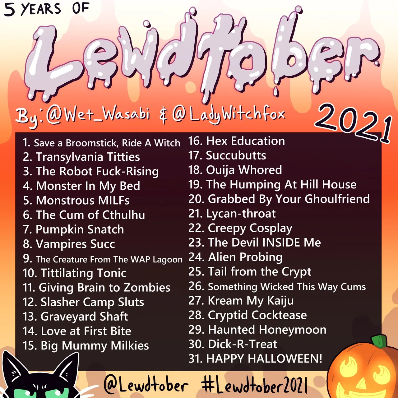 Lewdtober 2021 page 1 full