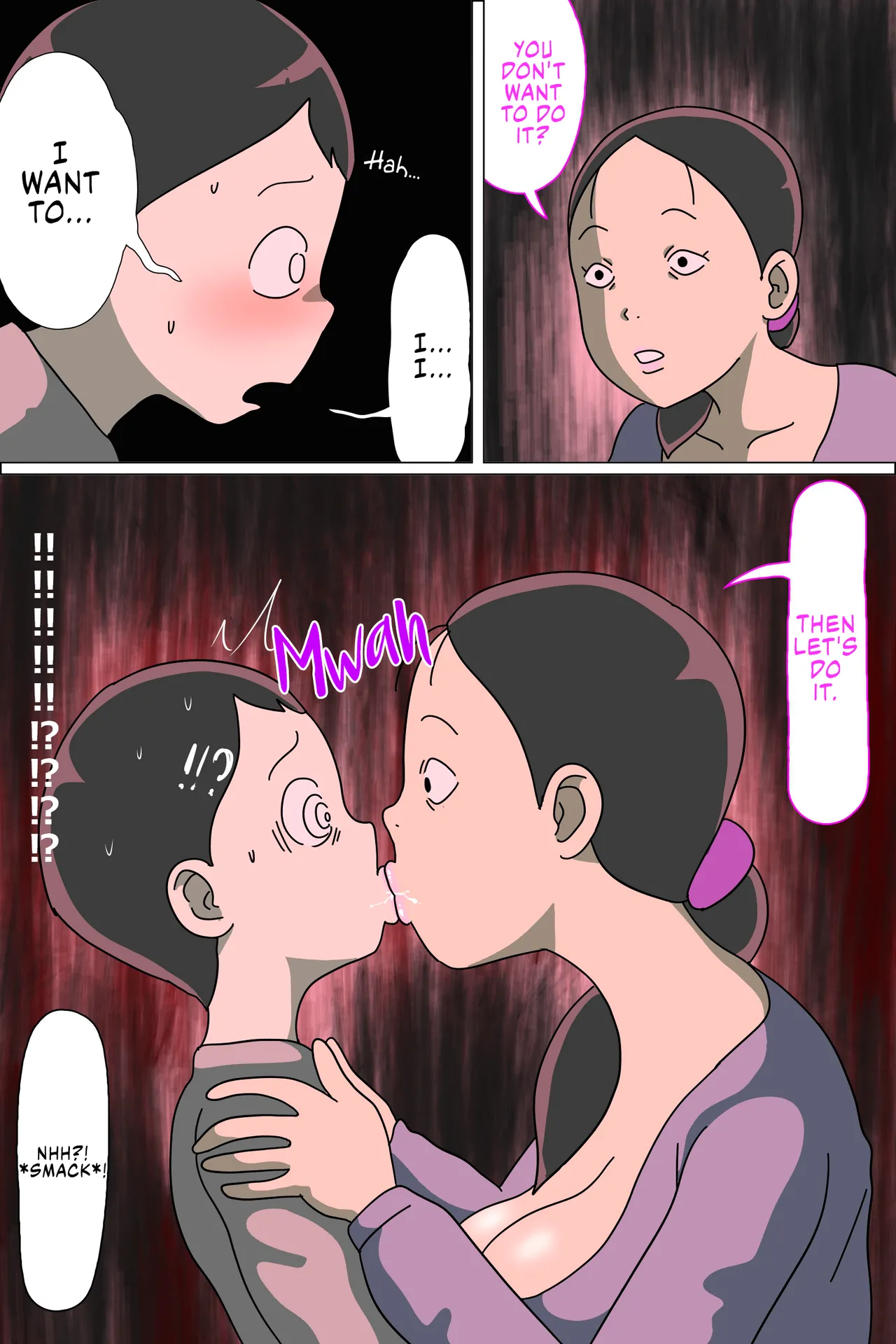 Tsubo mama. Sukebe guru i | My Mother, Ensnared by the Jar of Lust page 7 full