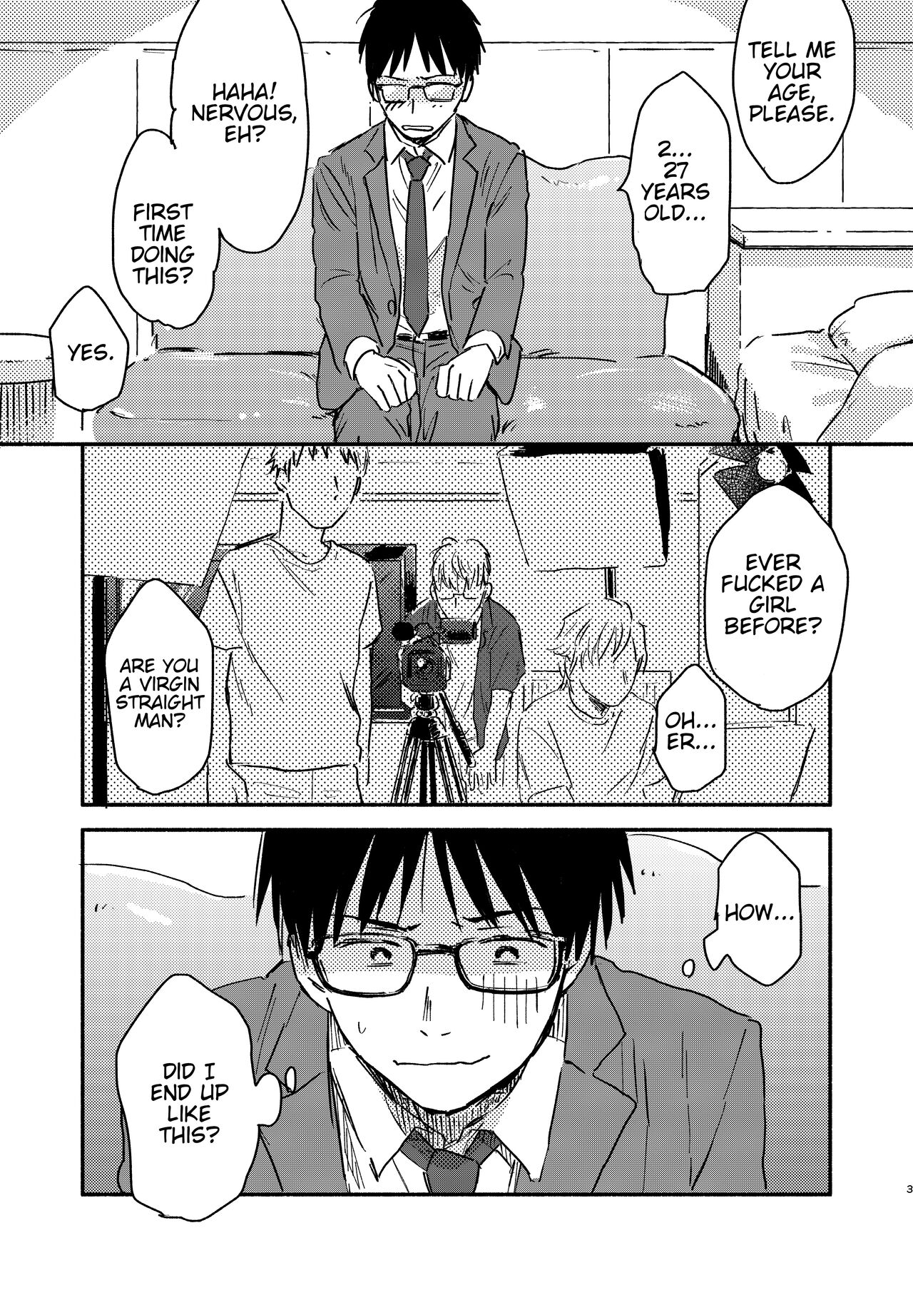 Nonke Ryman ni Sharei o Chiratsukasete xx Shite Moratta | Having Sex With the Straight Salaryman by Dangling a Reward for Him page 3 full