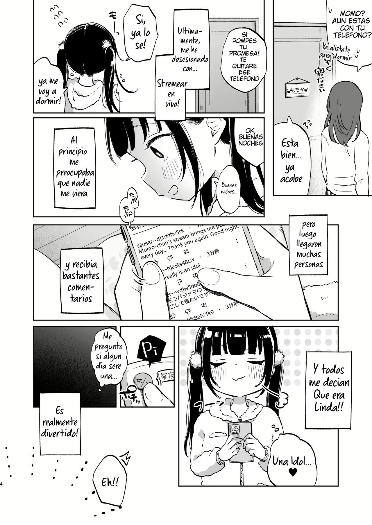Shoumei Dekirun desu ka？Momo no Fan tte Koto | ¿Podrás Demostrar que Eres un Fan de Momo ？ page 4 full