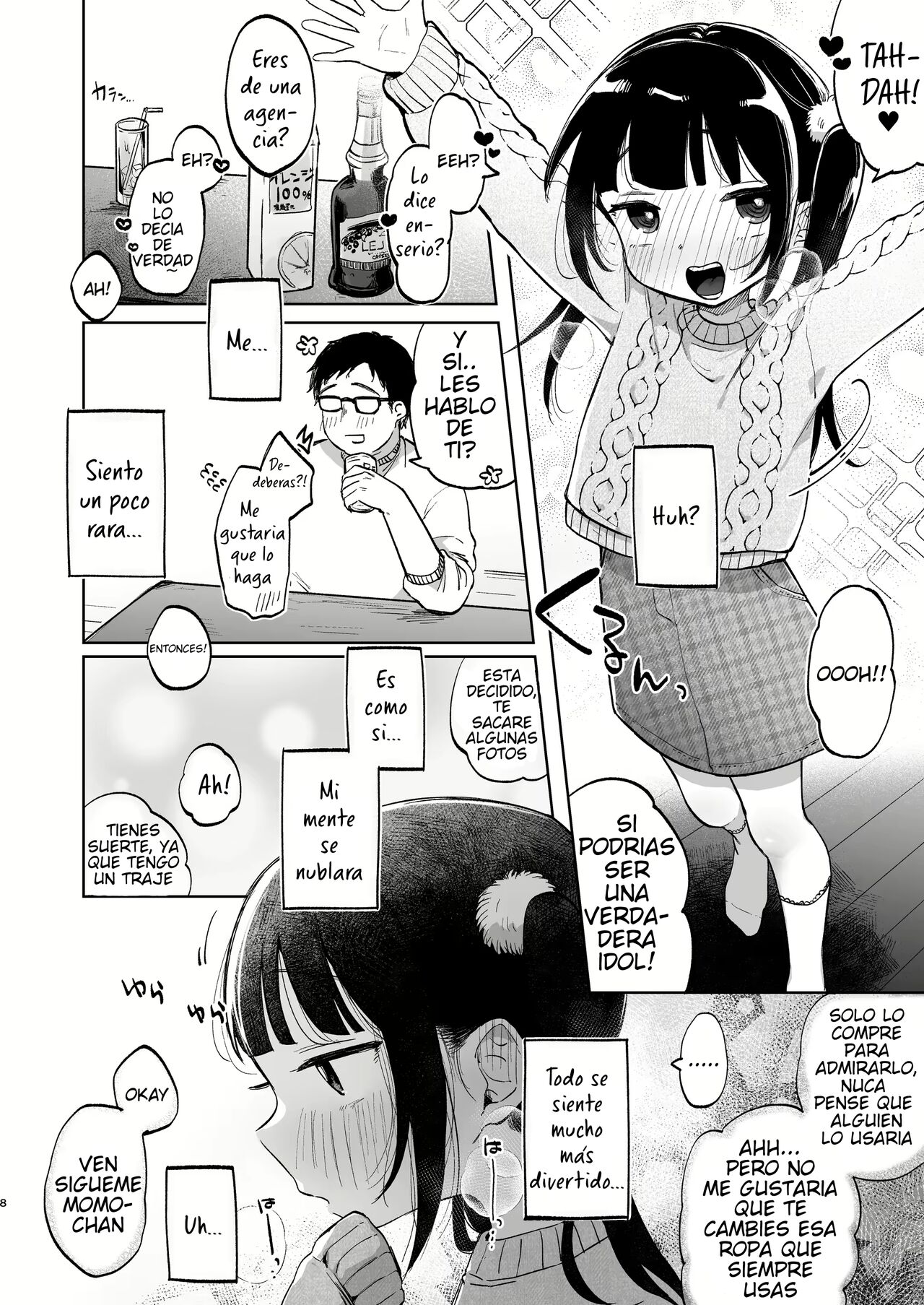 Shoumei Dekirun desu ka？Momo no Fan tte Koto | ¿Podrás Demostrar que Eres un Fan de Momo ？ page 8 full
