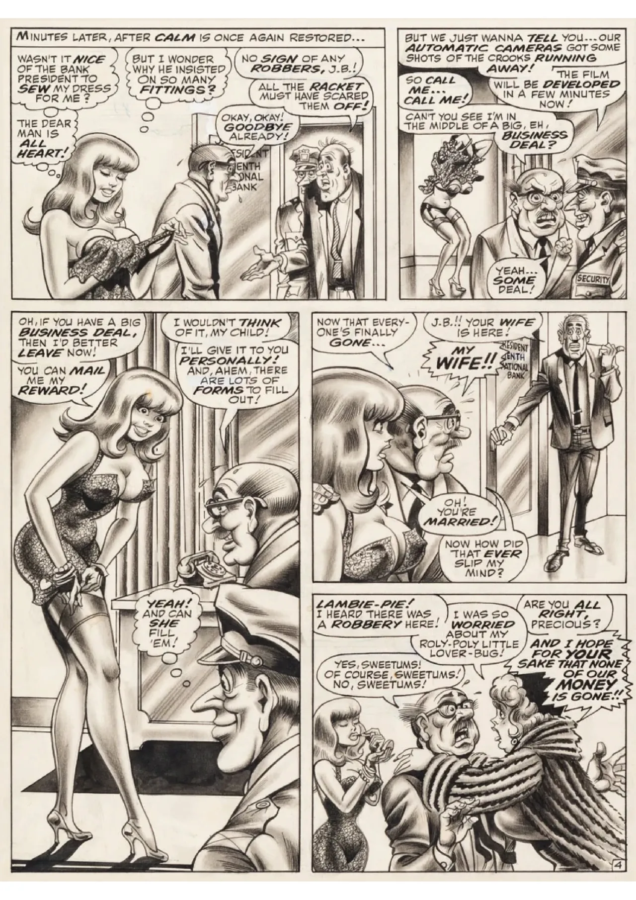 Pussycat - The Bombshell and the Bank! page 4 full
