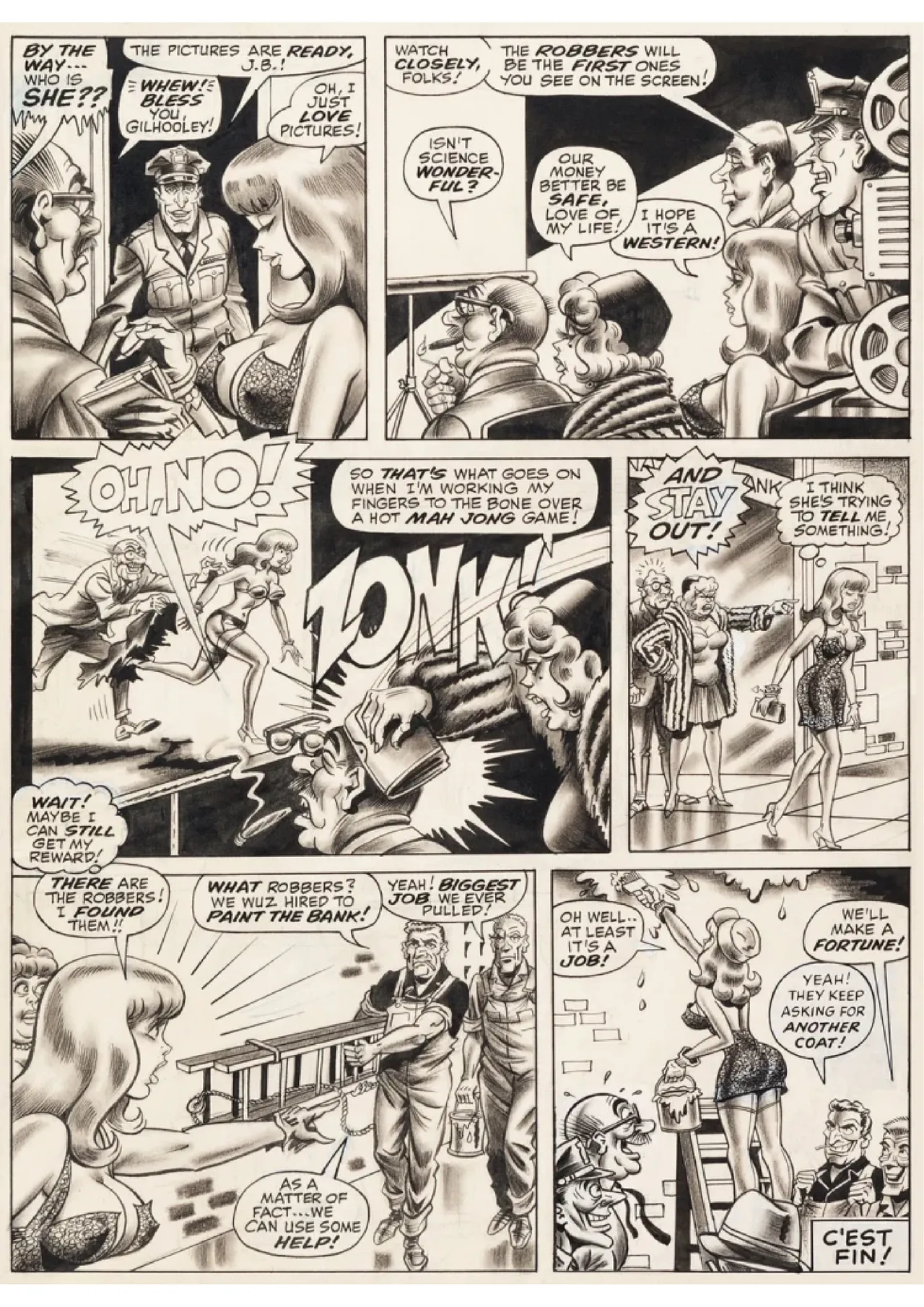 Pussycat - The Bombshell and the Bank! page 5 full