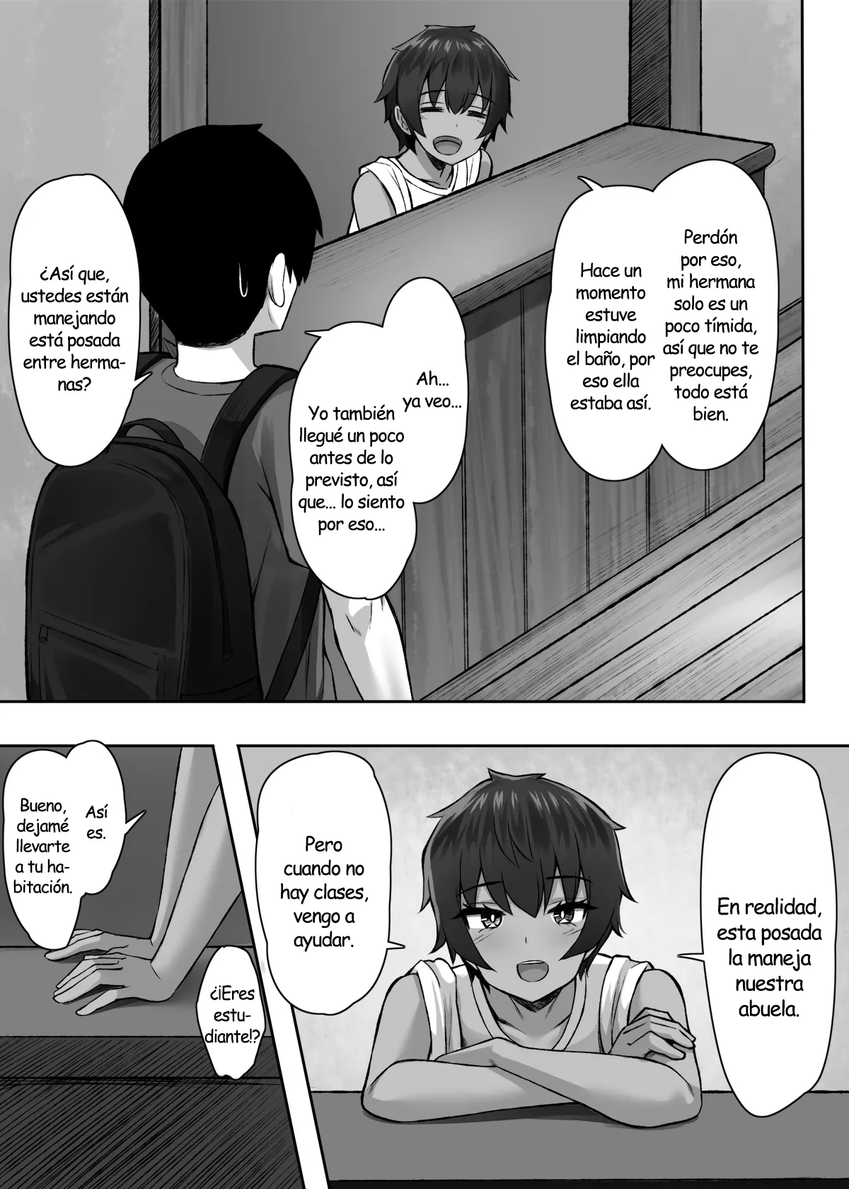 Sei ni Honpousugiru Minshuku Shimai | Las Hermanas de la Posada Obsesionadas con el Sexo page 4 full