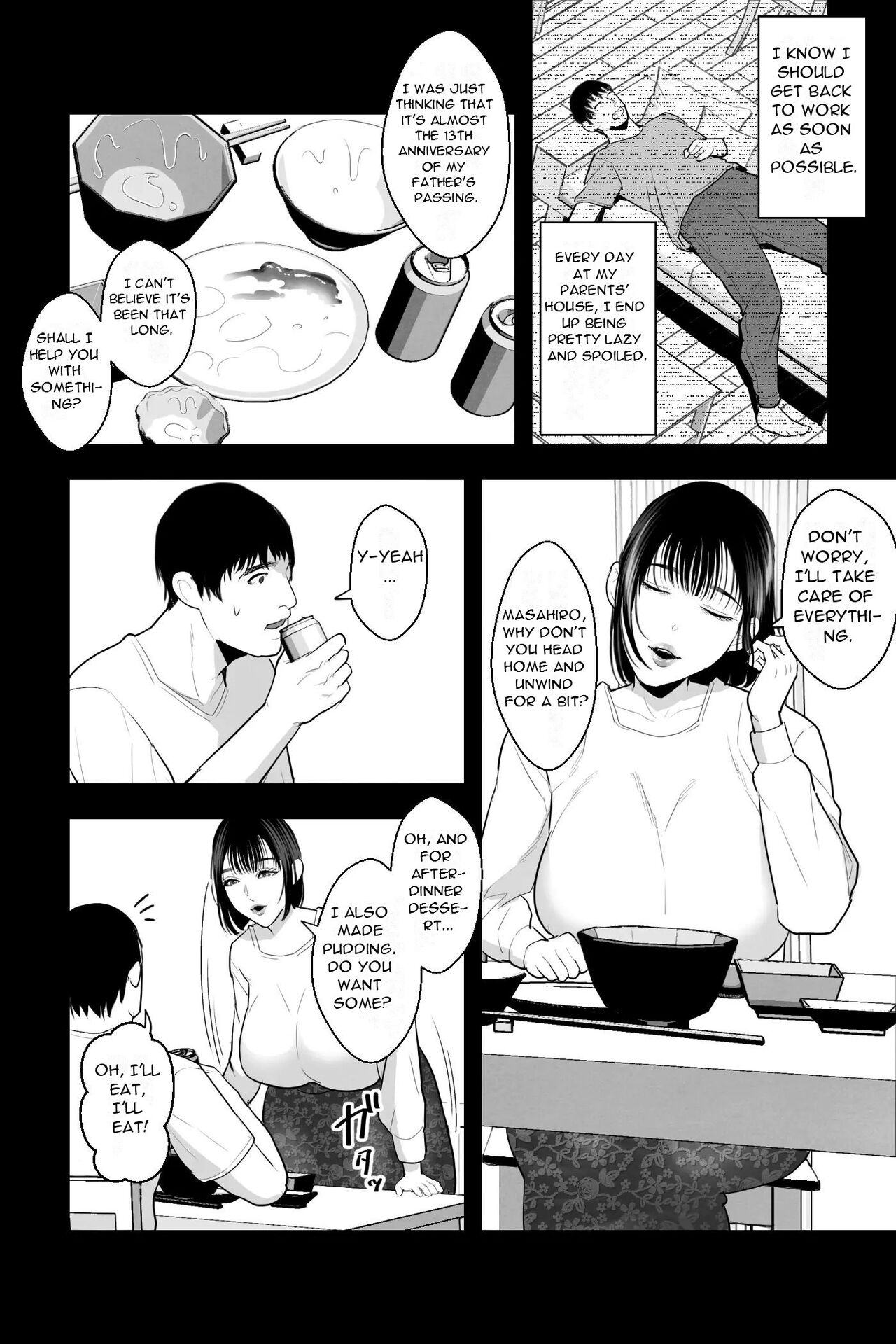 Return to The Womb ~ I'm a NEET, But I'm Soothed By My Busty Mother's Sweet and Creamy Pussy Juices and Baby-Making Sex~ page 5 full