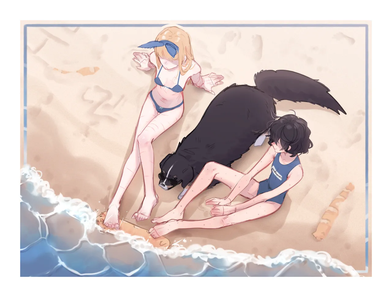 At the Beach page 1 full