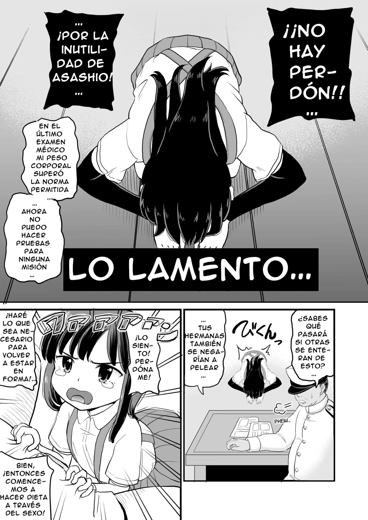 ¡¡Asashio No Está Gorda!! | Asashio Is Not Fat!! page 3 full