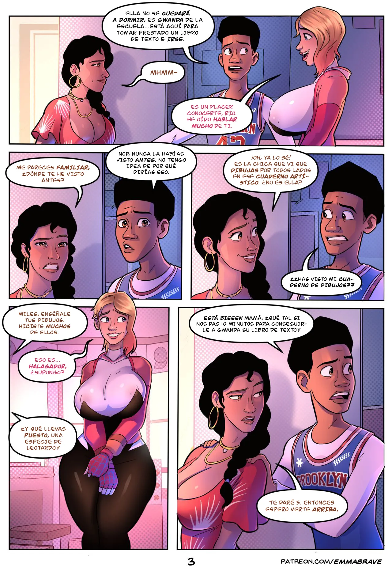 Spiderverse +18 page 4 full
