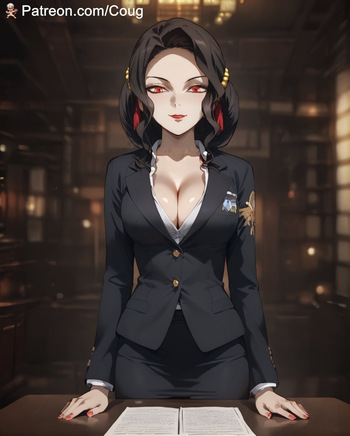 Muzan Kibutsuji hentai | Demon Slayer fan art cover