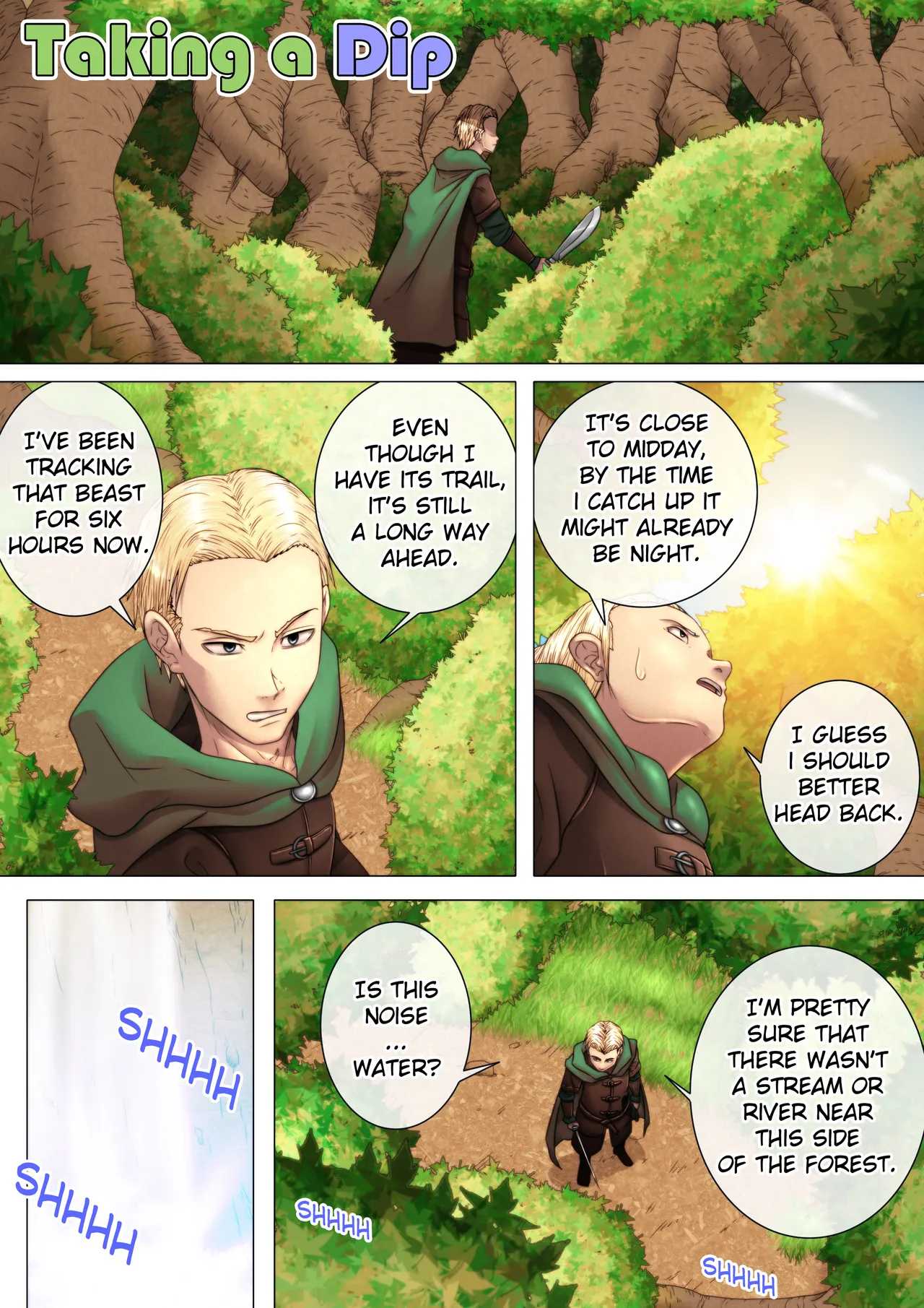 Taking a Dip page 1 full