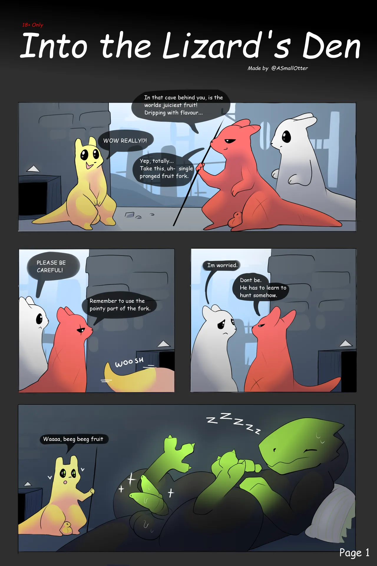 Into the Lizard's Den page 1 full