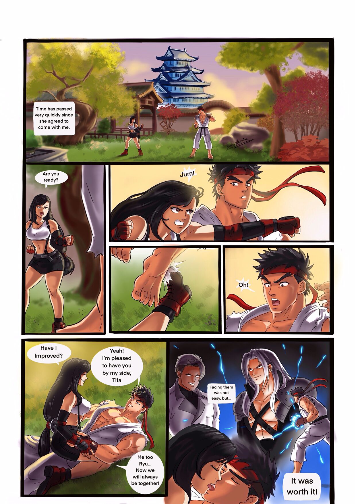Tifa x Ryu page 1 full