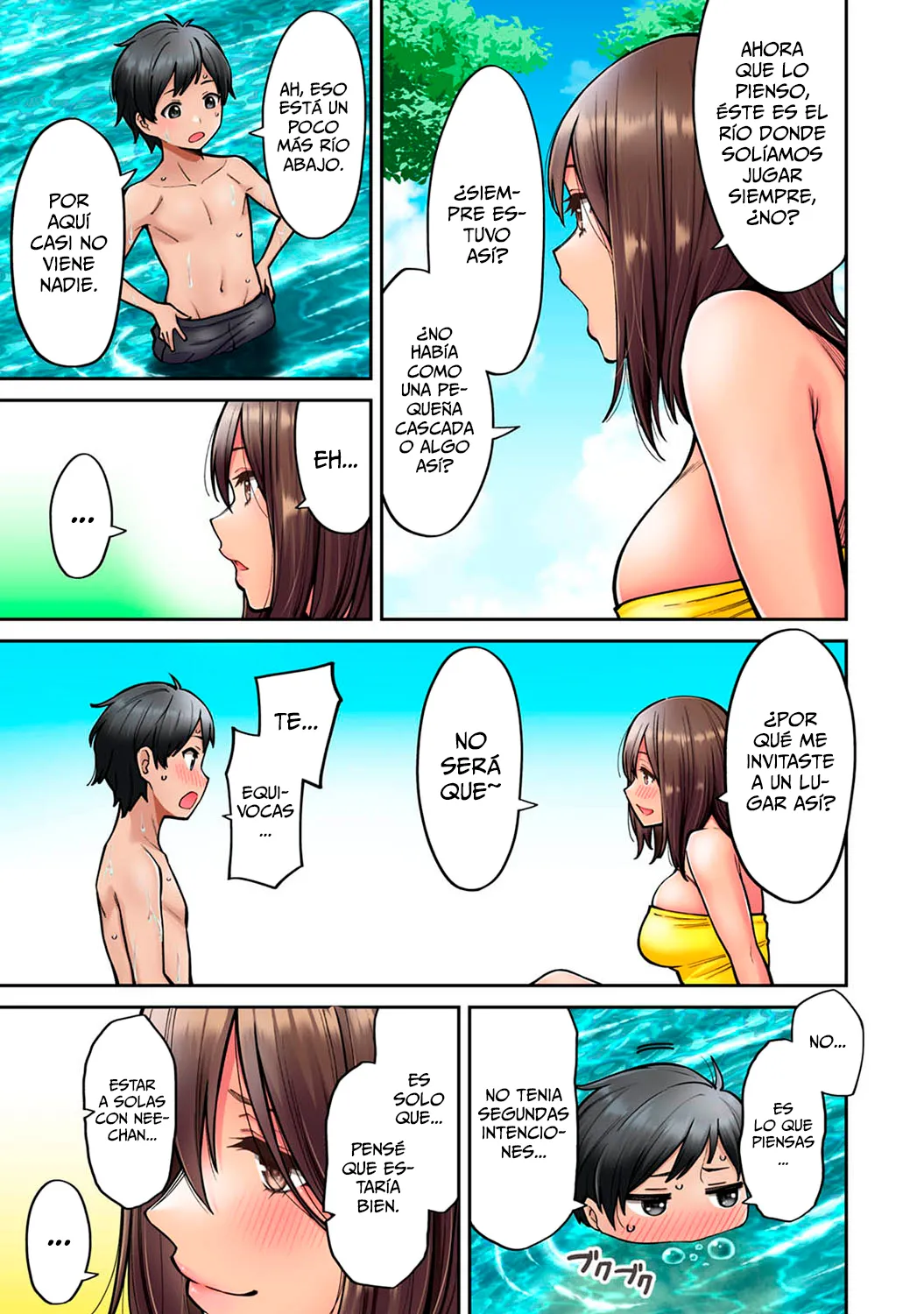 Akogare no Nee-chan ga Gal ni Natte Kaette Kita Natsuyasumi Ch. 5 page 4 full