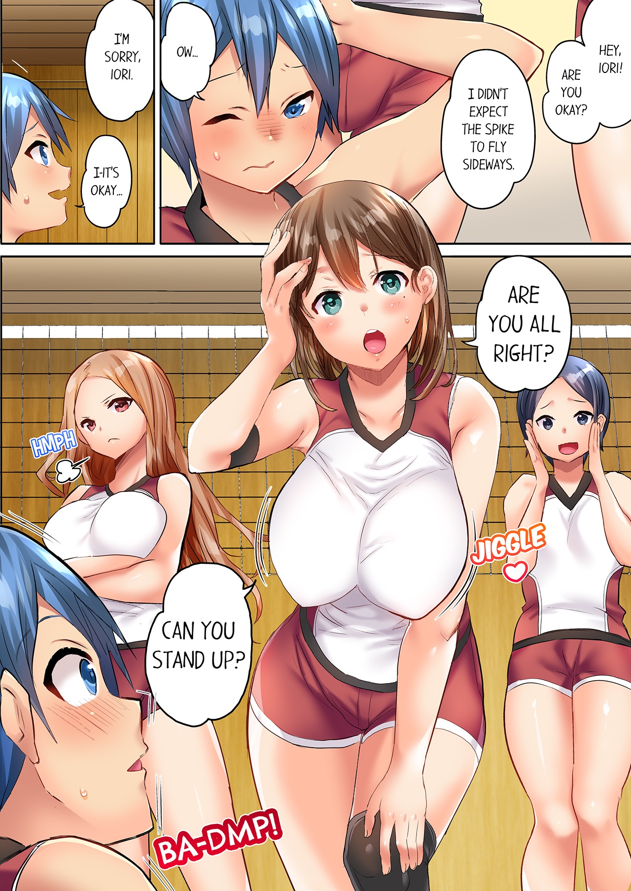 Hitozuma Volley-bu no Asedaku SEX ~Shower Abinagara Mitchaku Shichau? 1-4 | Married Women's Volleyball Club Sweaty Sex - We're Being Glued Together While Taking A Shower? 1-4 page 3 full