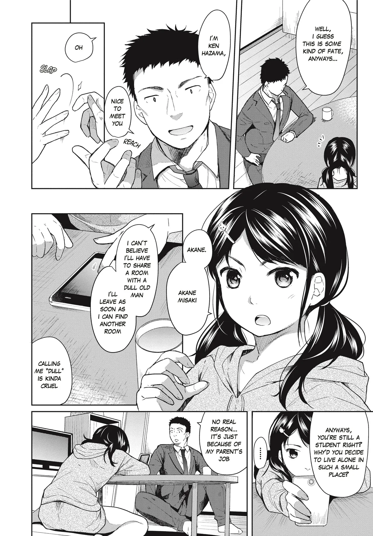 1 Room Apartment + Highschool Girl Suddenly Living Together? Close Contact!? First Sex!!? Ch.1-15 page 5 full