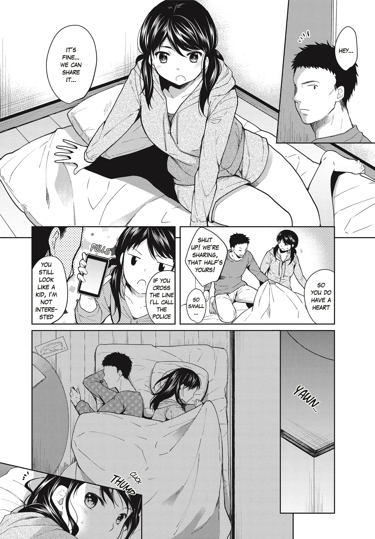 1 Room Apartment + Highschool Girl Suddenly Living Together? Close Contact!? First Sex!!? Ch.1-15 page 7 full