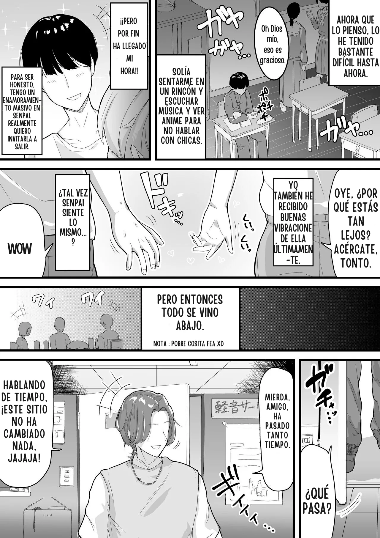 Dekachichi senpai, pottode no ikemen otoko  ni assari NTR | Mi Senpai Tetona se Vuelve una Facilota con un Hombre  Guapo page 5 full