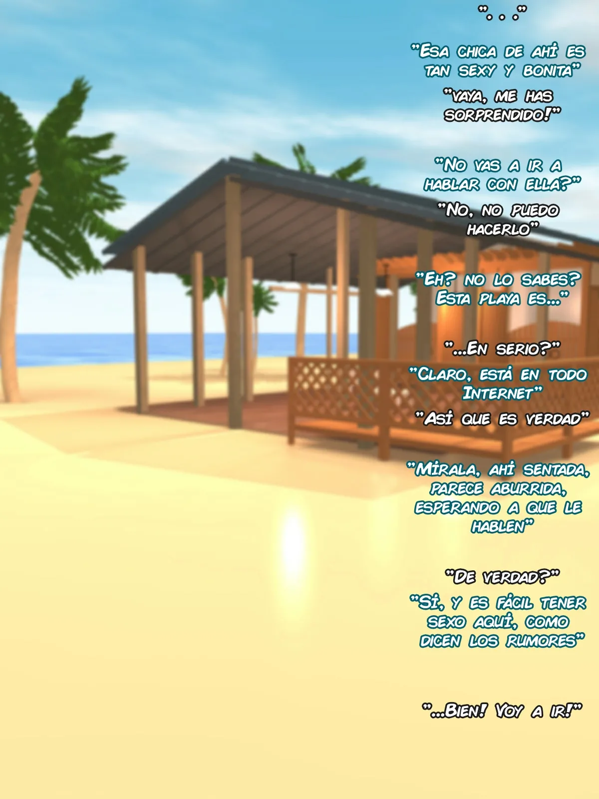 Uwasa no Sex Beach 2 | Playa de sexo rumereada 2 page 6 full