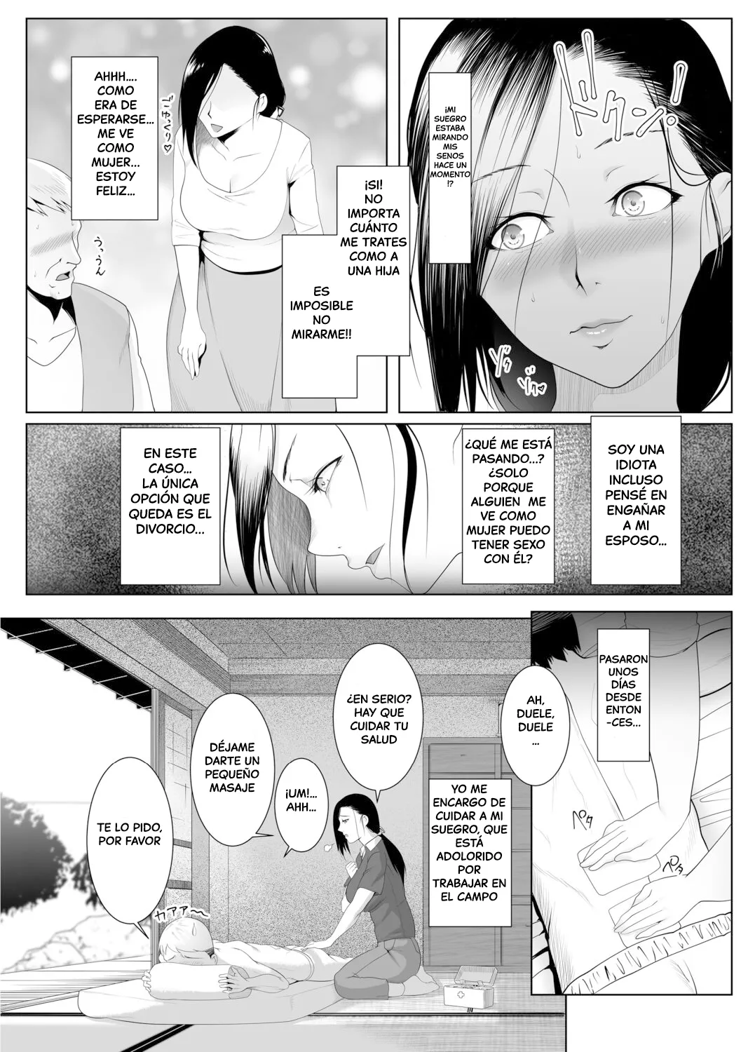 Hitozumatachi no Rakuen Hino Sanae no Baai | Paraíso de las Mujeres Casadas ~El Caso de Sanae Hino~ page 4 full
