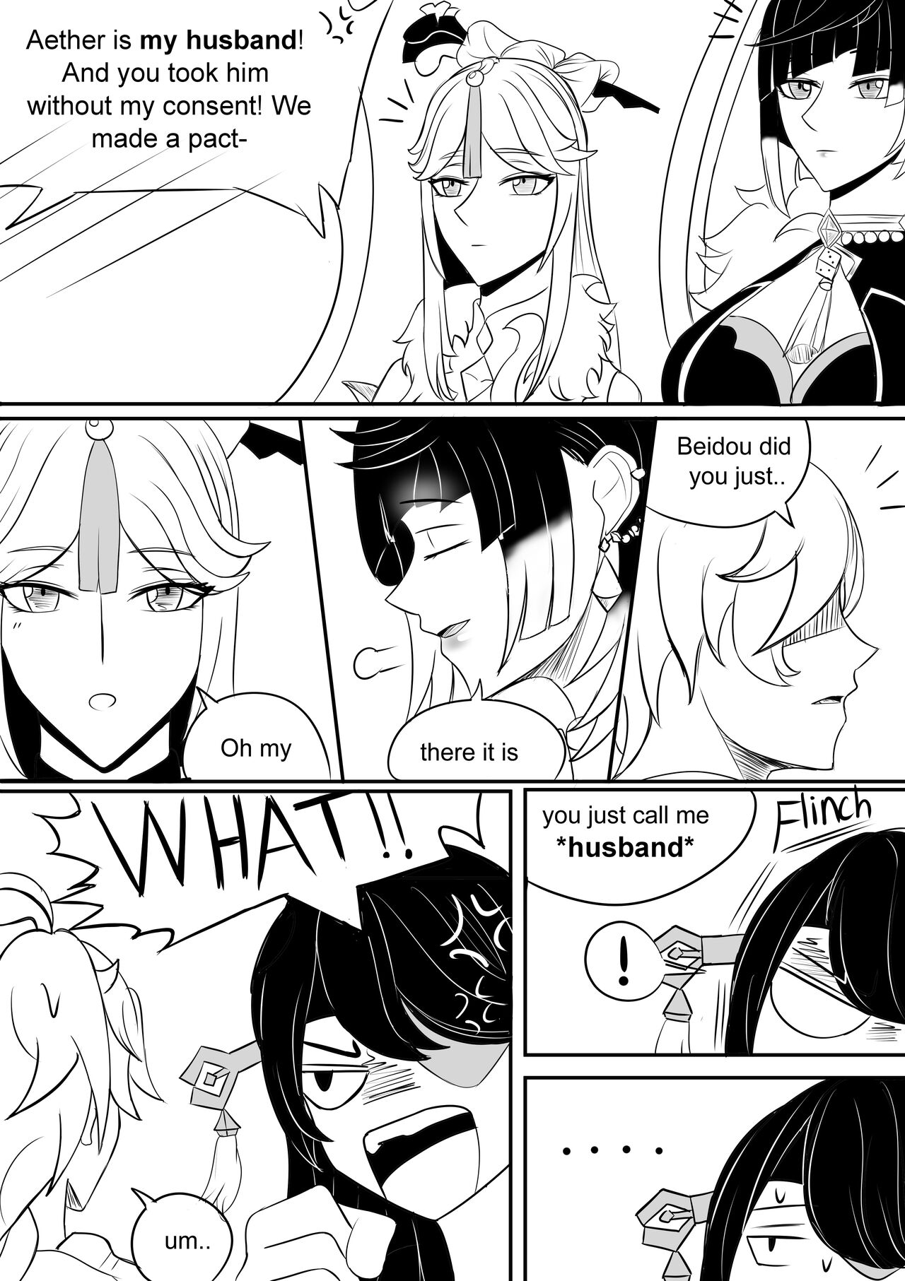 Genshin Harem in Liyue: Yelan page 4 full