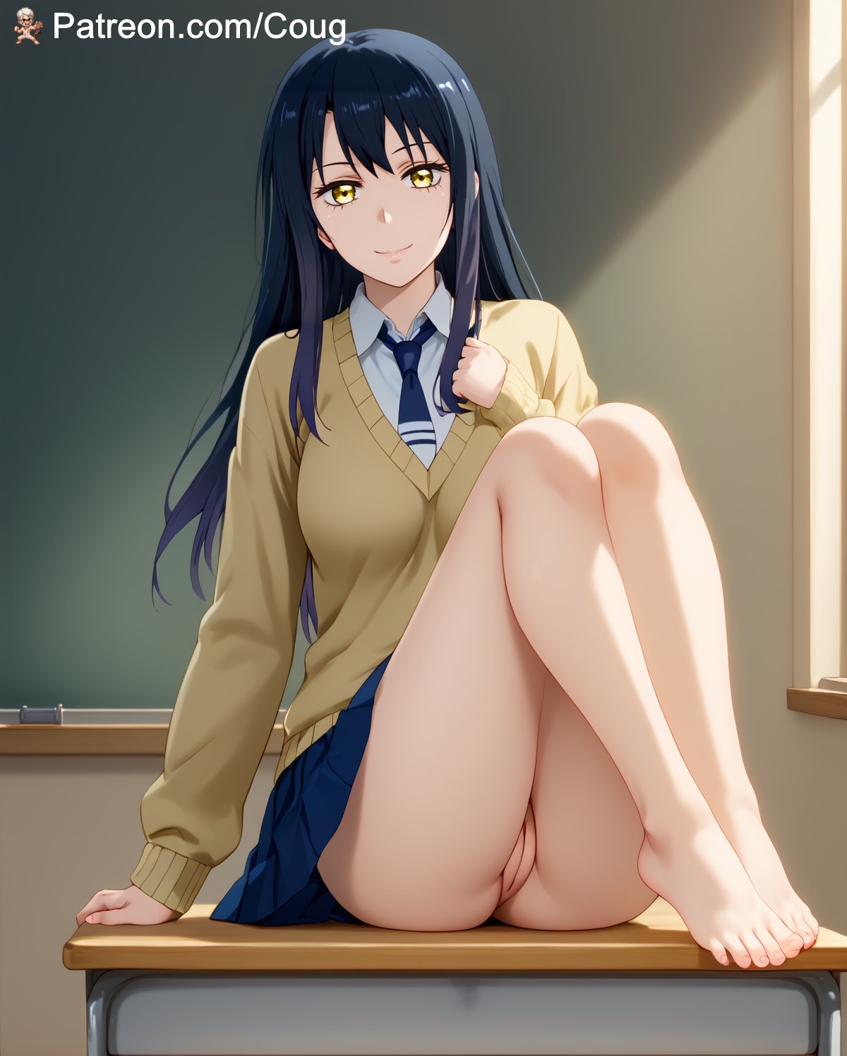 Miko Yotsuya hentai | Mieruko-chan fan art page 2 full