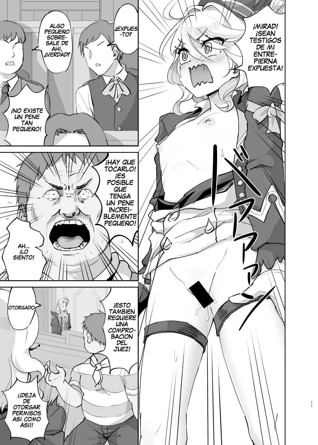 Boku wa Otokonoko ja Nai! ~Suijin Dansei Giwaku Saiban Gijiroku~ | ¡No Soy Un Chico! ~El Juicio de la Arconte Hydro Sospechosa de Ser Hombre~ page 10 full