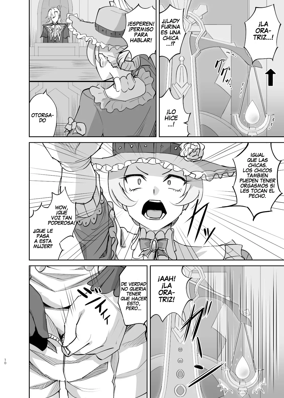 Boku wa Otokonoko ja Nai! ~Suijin Dansei Giwaku Saiban Gijiroku~ | ¡No Soy Un Chico! ~El Juicio de la Arconte Hydro Sospechosa de Ser Hombre~ page 9 full