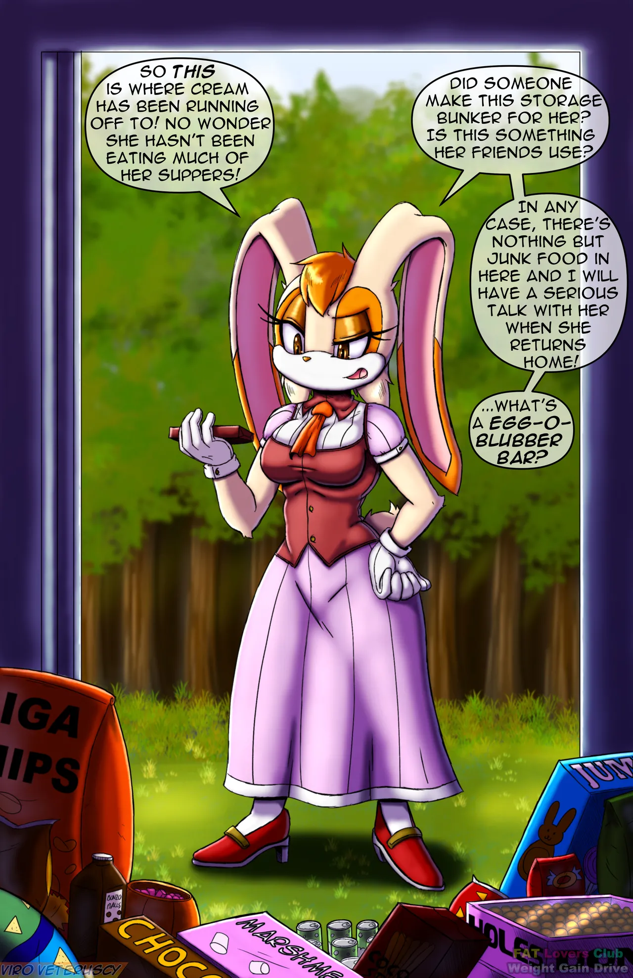Vanilla the Rabbit - Secret Stash page 1 full