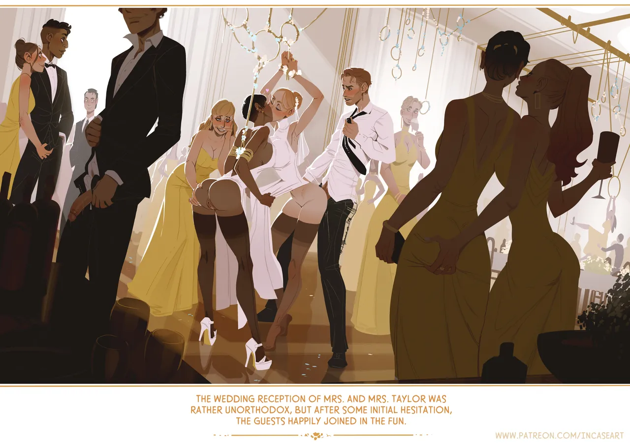The Wedding Reception of Mrs. and Mrs. Taylor page 1 full