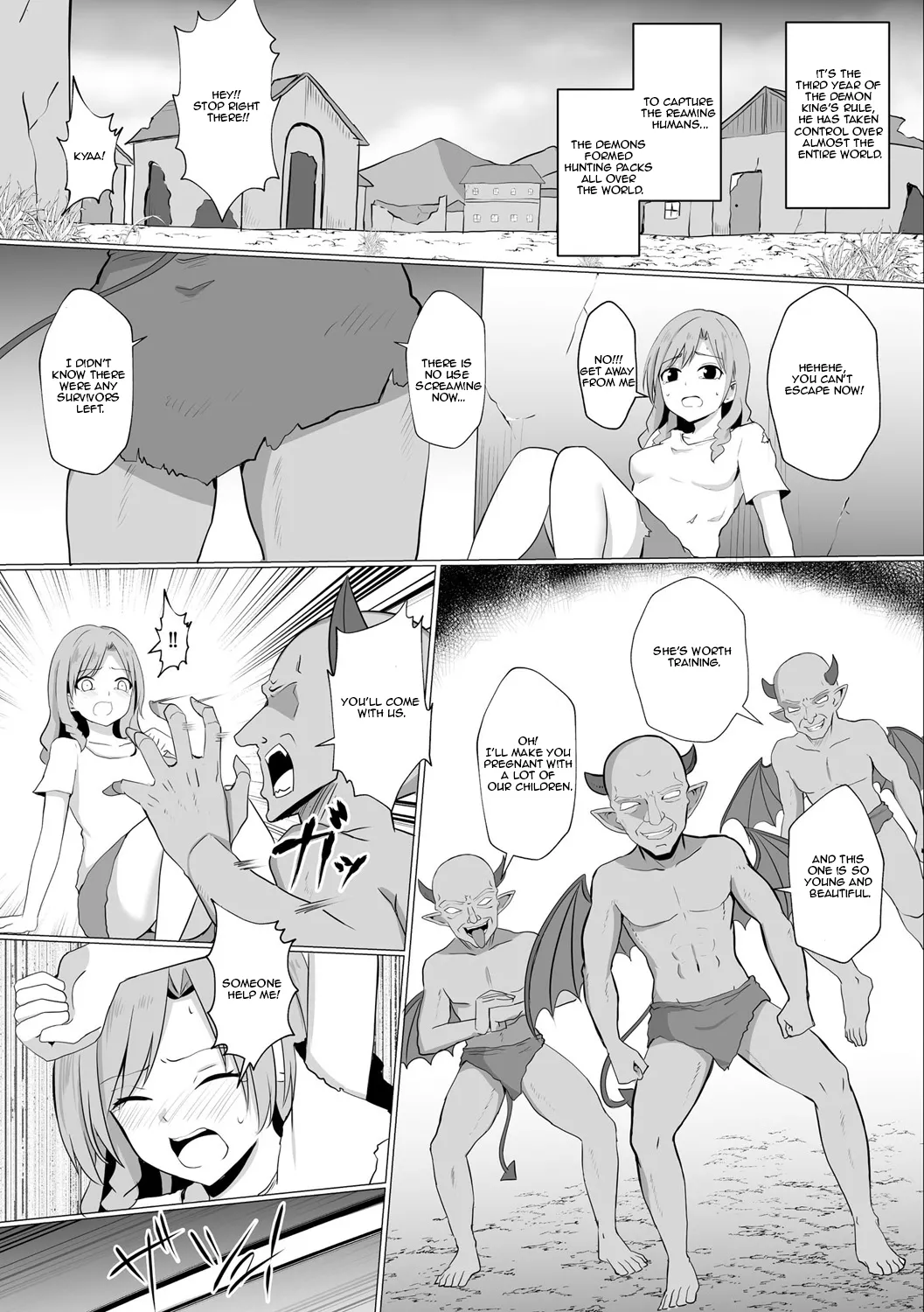 Inma Shouki Reina Ch. 1-3 | Succubus princess Reina Ch. 1-3 page 4 full