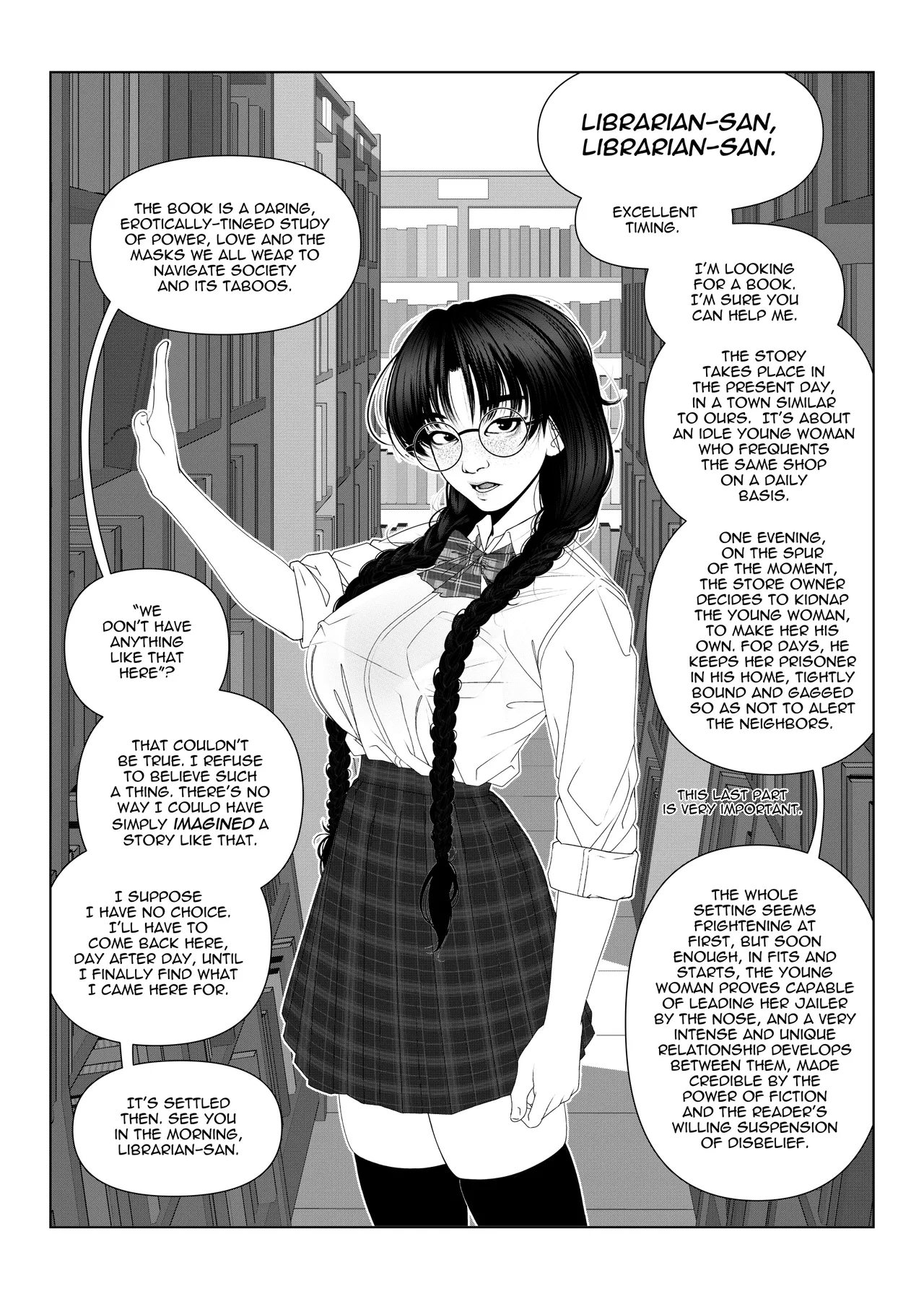 There's a Strange Bookworm in this Public Library page 2 full