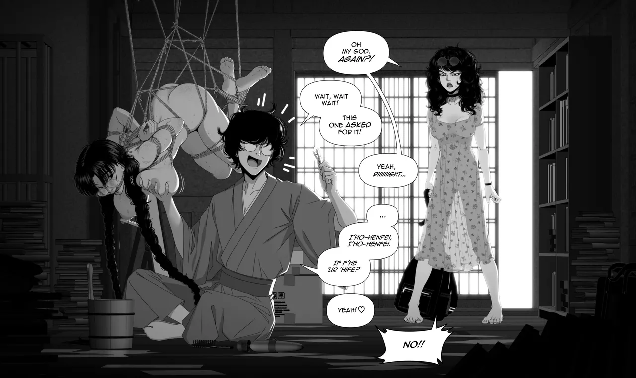 There's a Strange Bookworm in this Public Library page 4 full