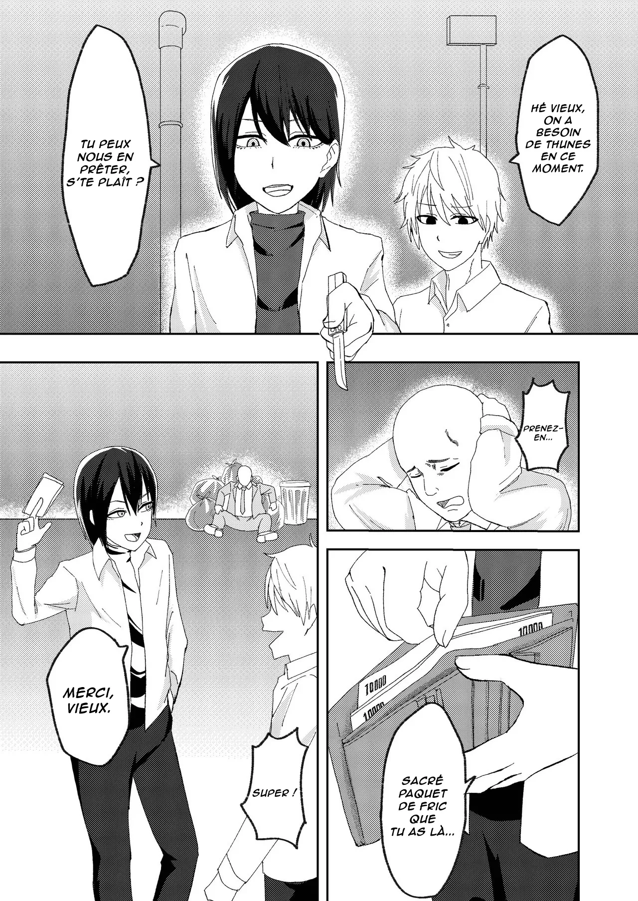 Katsuage ni Akita kara P-katsu Sagi Shitemita! | J'en ai eu assez d'extorquer les gens... alors j'ai essayé d'escroquer des Suggar Daddy ! page 3 full