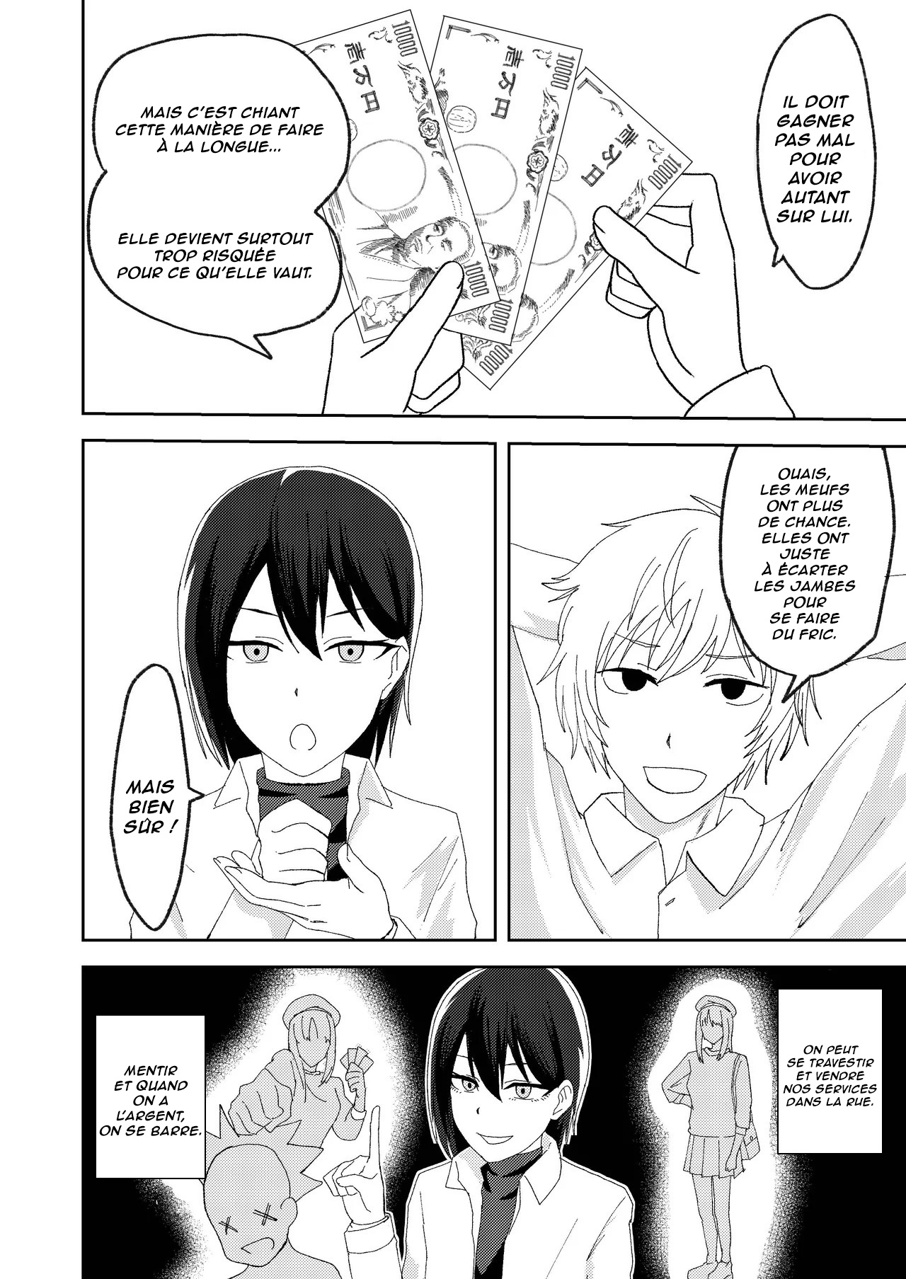 Katsuage ni Akita kara P-katsu Sagi Shitemita! | J'en ai eu assez d'extorquer les gens... alors j'ai essayé d'escroquer des Suggar Daddy ! page 4 full