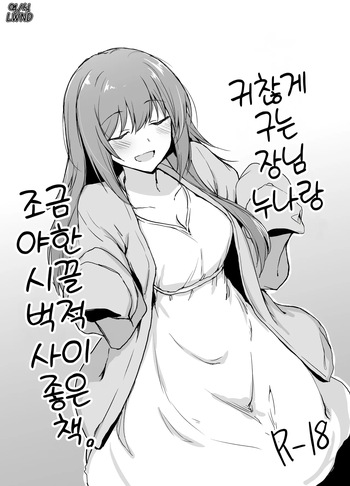 Moumoku Uza-Garami Onee-chan to Chotto Ecchi na Wacha-Wacha Nakayoshi Hon. | 귀찮게 구는 장님 누나랑 조금 야한 시끌벅적 사이좋은 책. cover