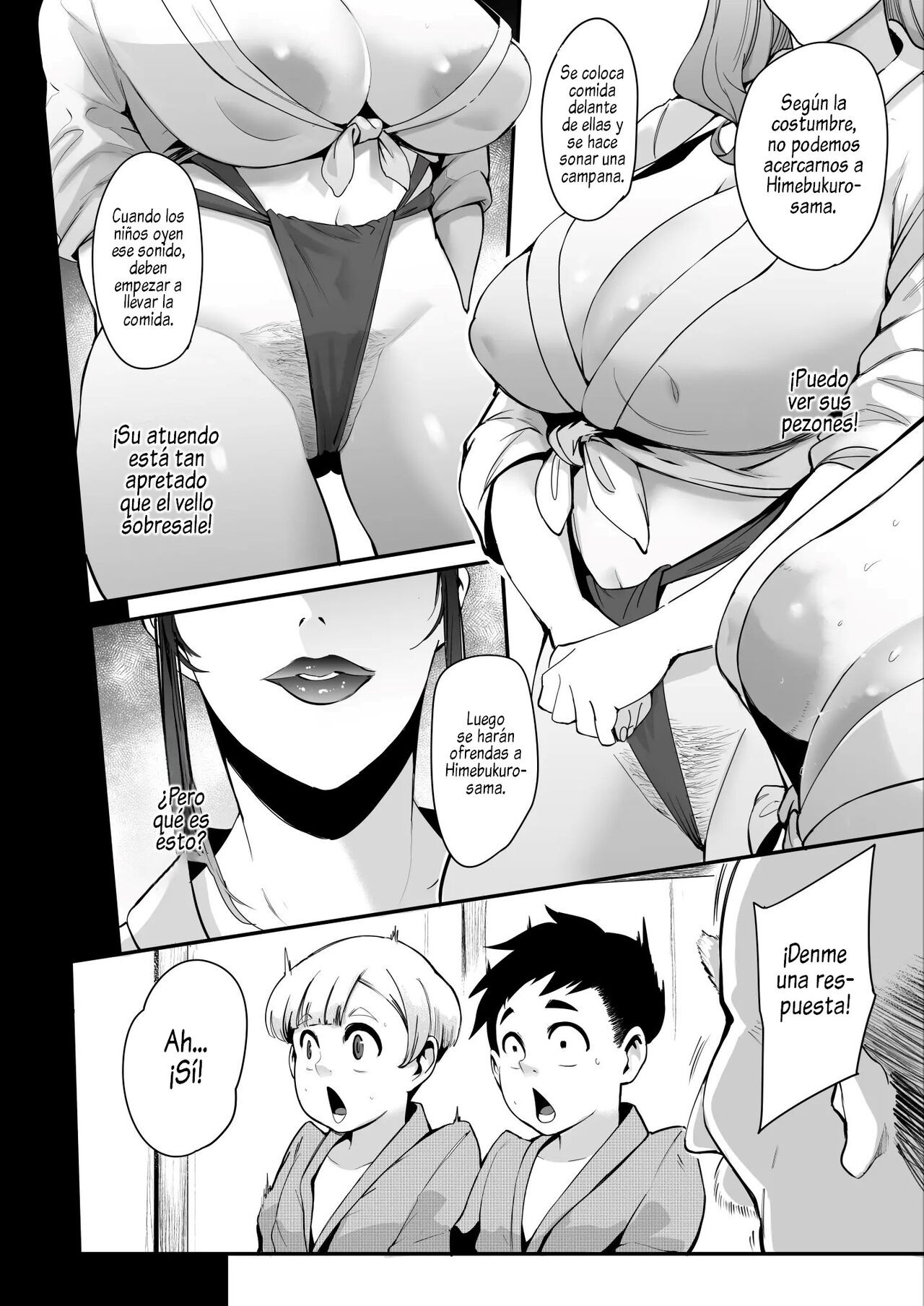 Himebukuro-Sama - Mura no Kagematsuri de Onee-san-tachi ni Tanetsuke suru Dake no Shasei Ningyou ni Sareta Bokutachi page 7 full
