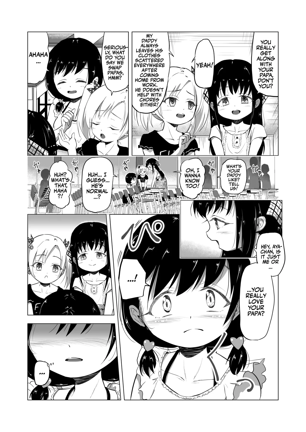 Suki na Danshi ga Ita kedo Shinjiteta Papa ni Rape Sarete Aka-chan ga Dekimashita - I had a boy I loved, but the daddy I trusted raped me and had a baby + Sonogo no Ohanashi page 5 full