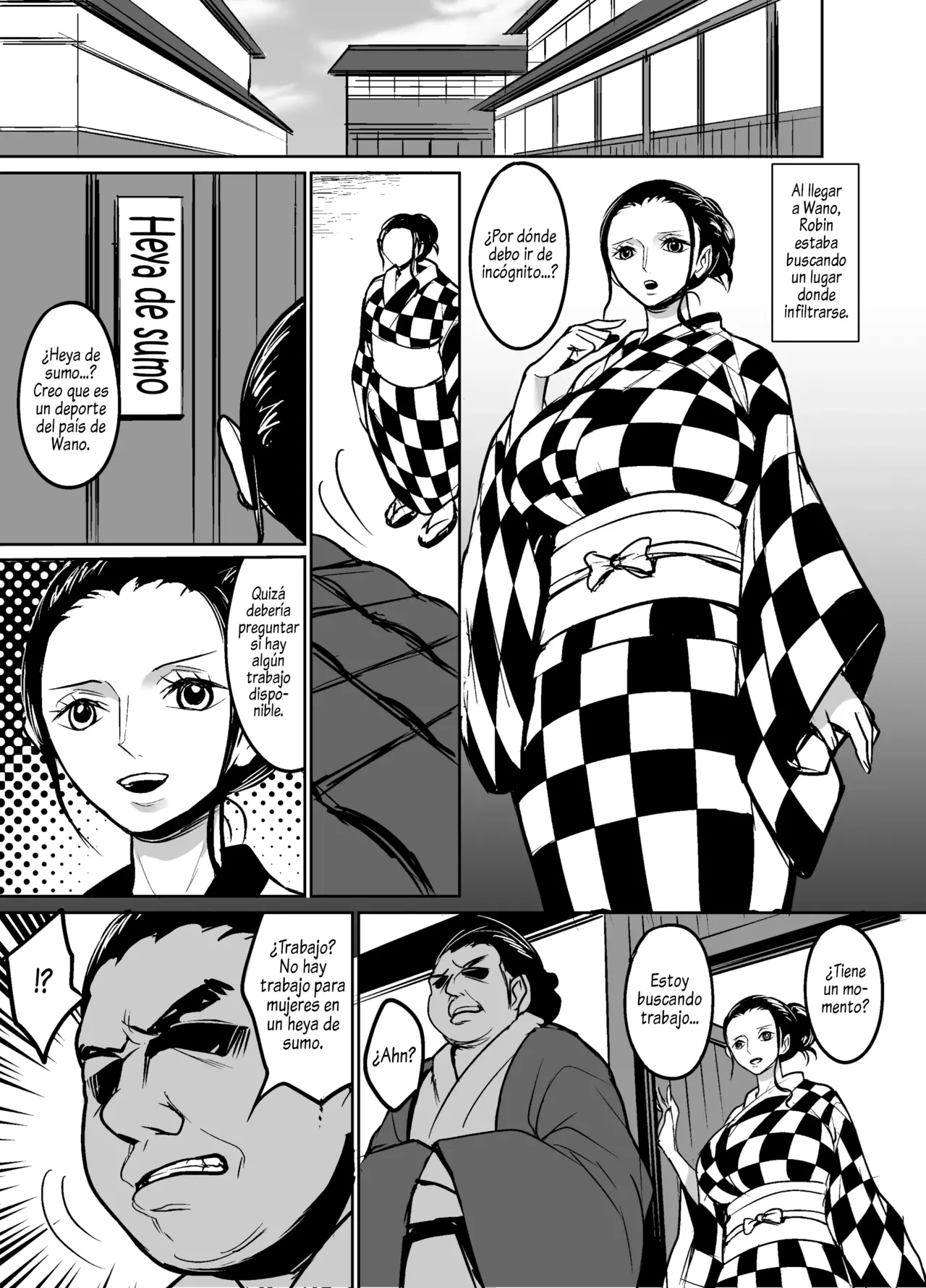 Wano Kuni ni Sumou-tori to Shite Sennyu Shite Shimatta Koukogaku-sha | La Arqueóloga que se Infiltró en el País de Wano como Luchadora de Sumo page 3 full