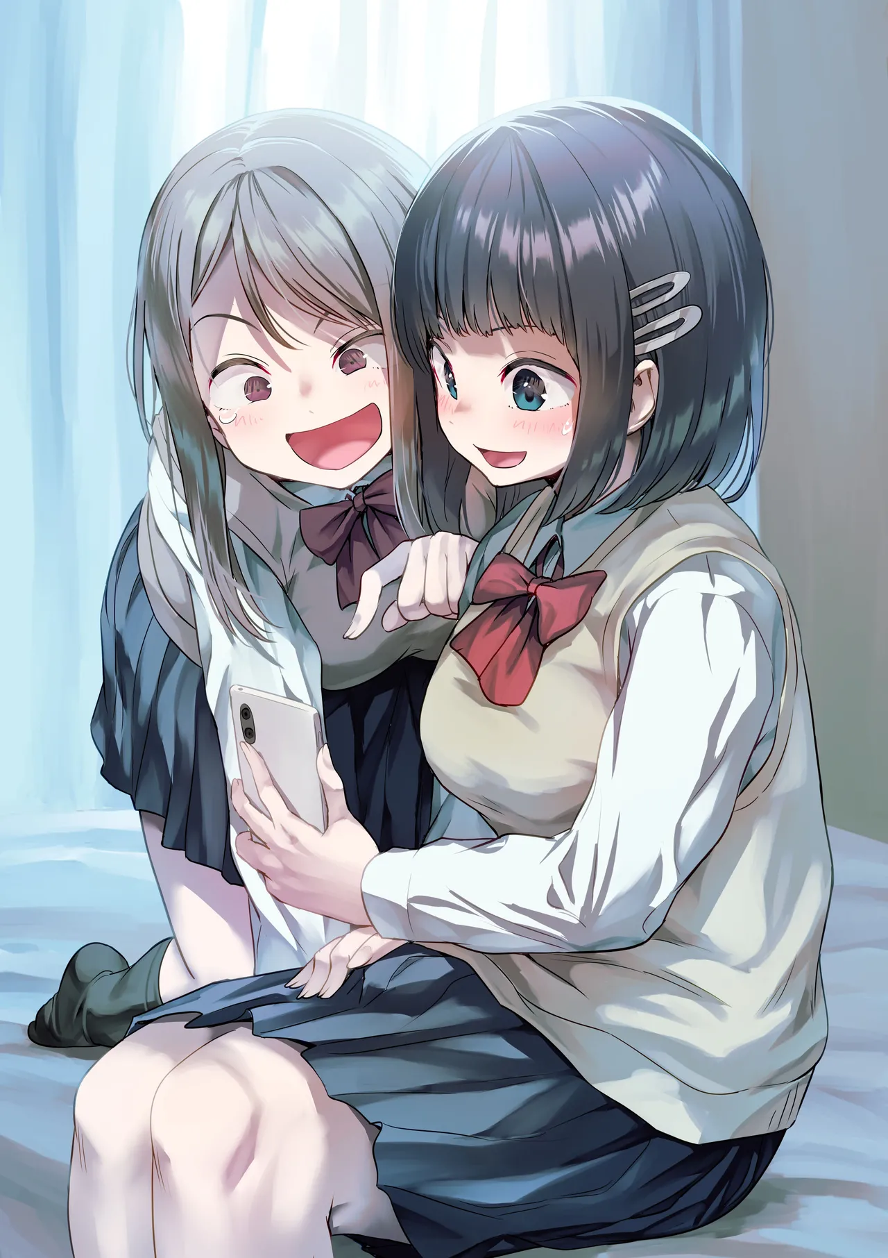 Gaman Dekinakute Tomodachi to Itashichau Futanari-chan page 5 full