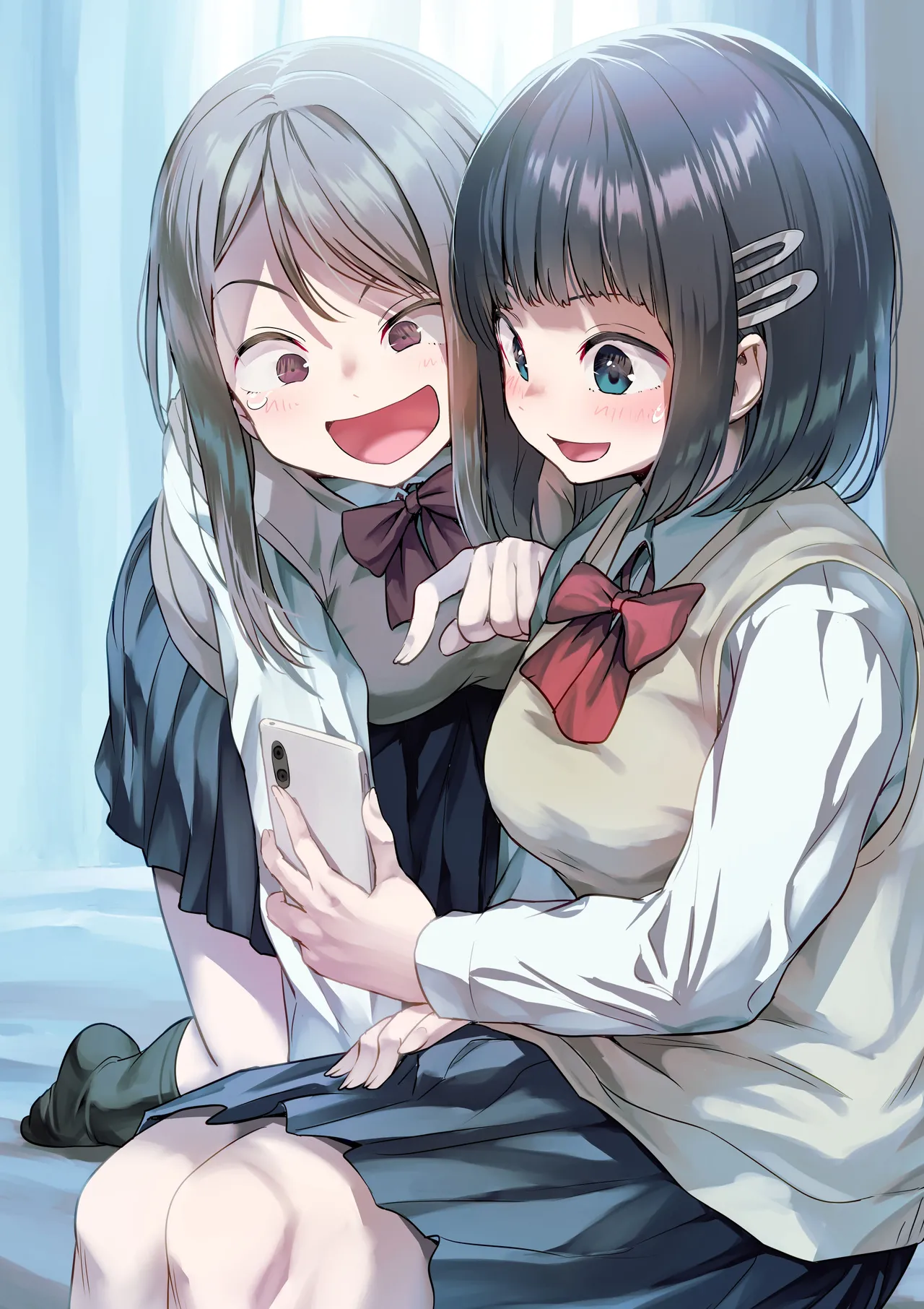 Gaman Dekinakute Tomodachi to Itashichau Futanari-chan page 6 full