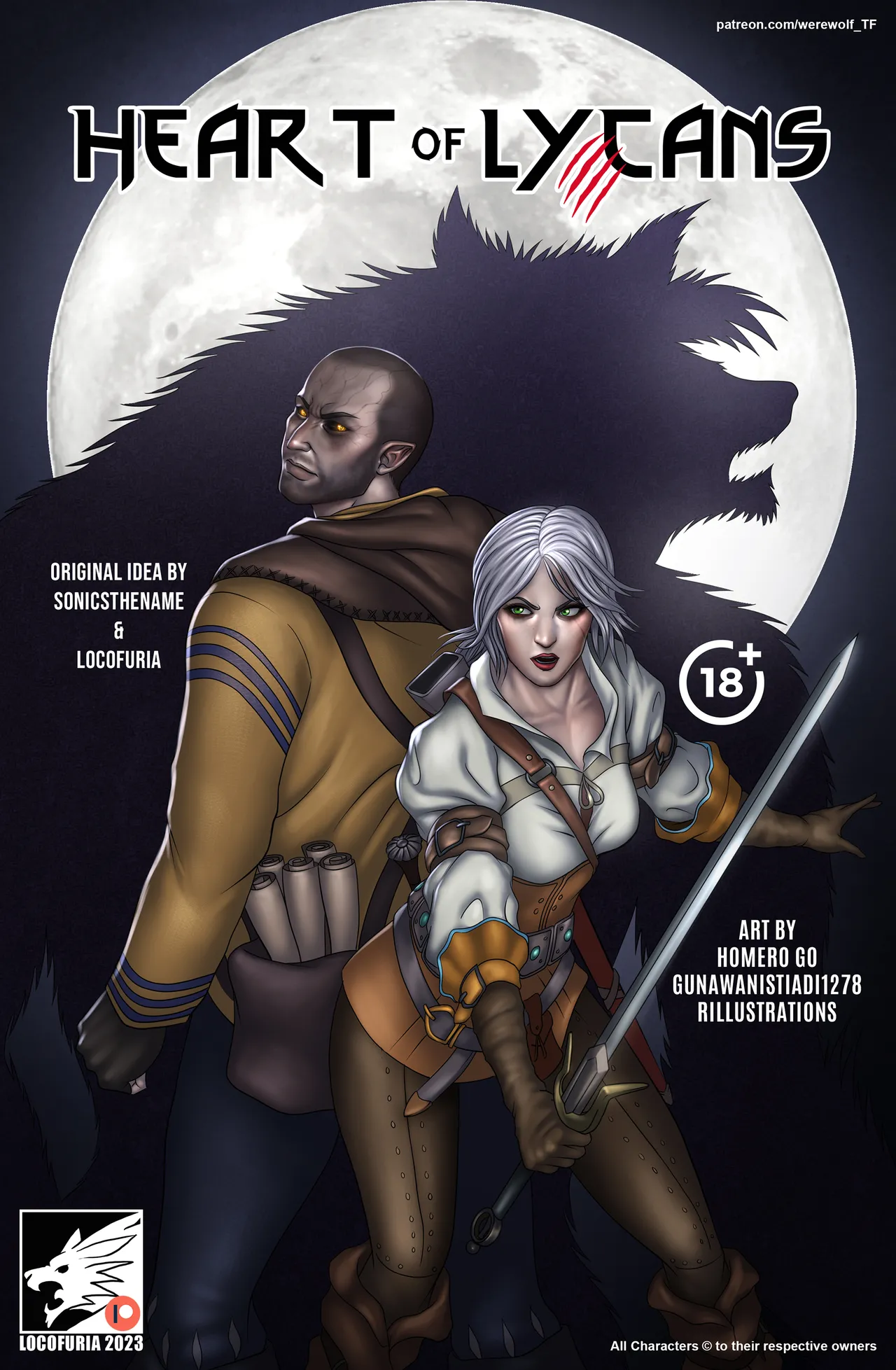 Heart of Lycans 1 page 1 full