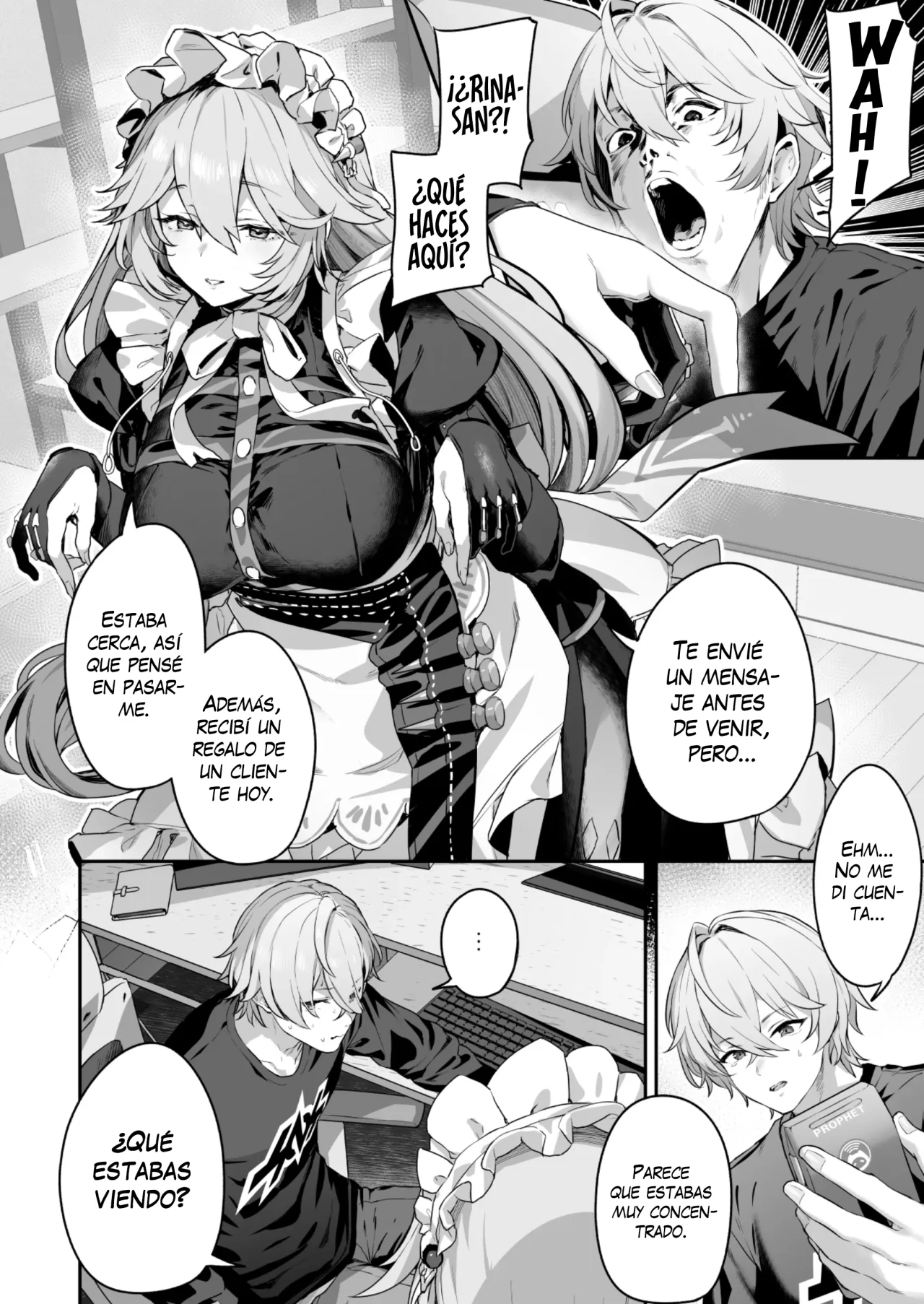 Maid-chou Rina no Tokubetsu Ura Service | Los Secretos y Especiales Servicios de la Jefa de Sirvientas Lina page 4 full