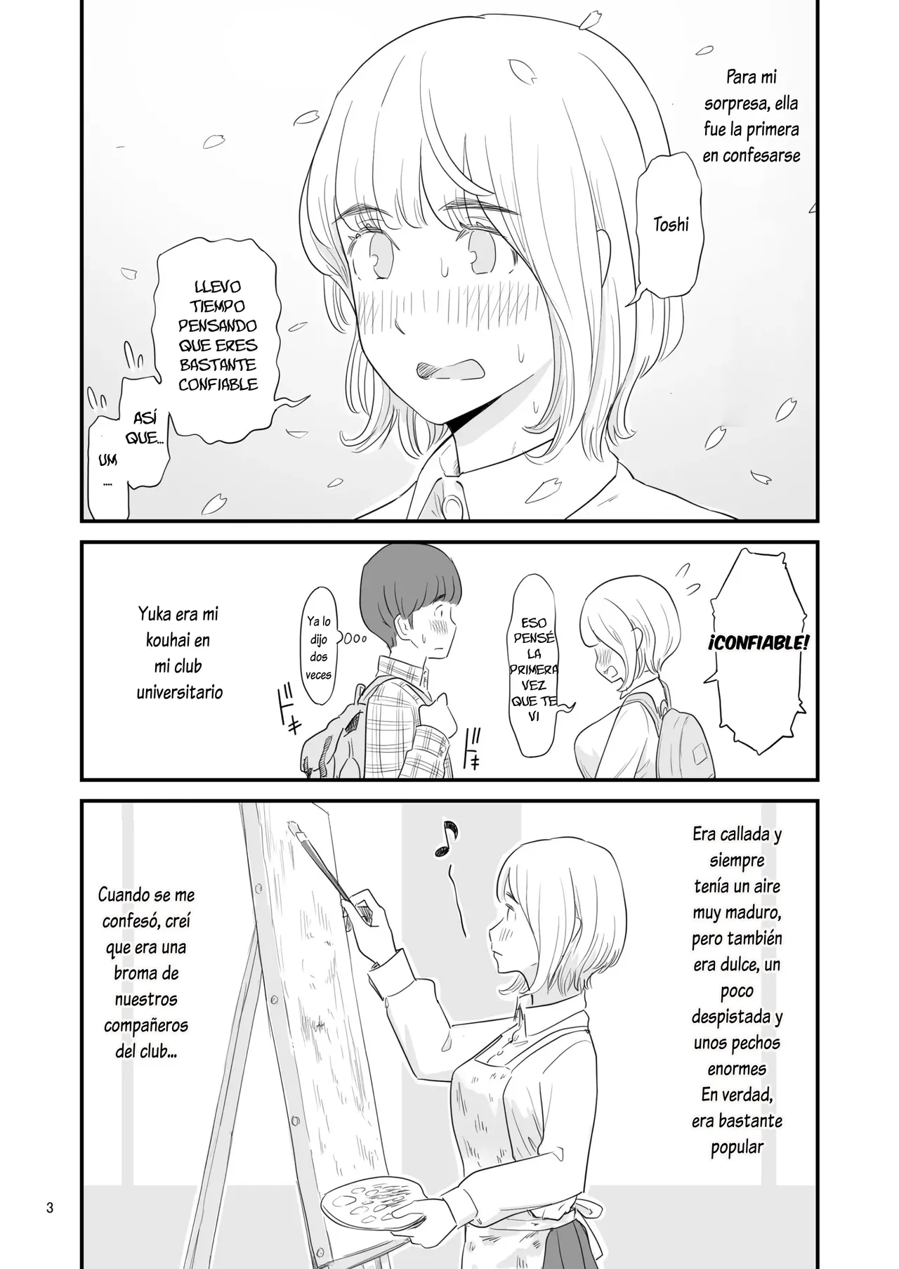 Boku no taisetsuna kanojo ga itoko no kyokon shota ni netora re chau!？| ¿¡Mi Querida Novia Fue Tomada Por Mi Encimoso Primito!？ page 3 full