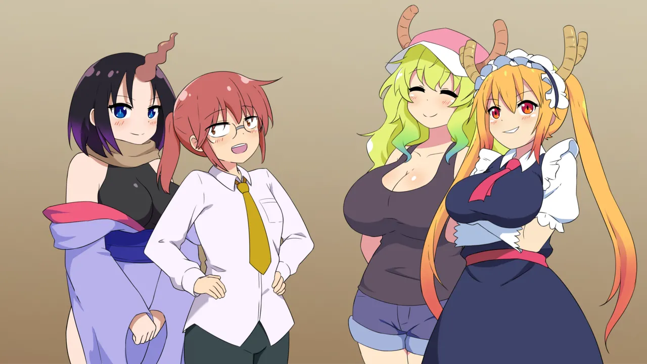 If Dragon Maid was a shotacon harem game and the shota went all the way page 1 full