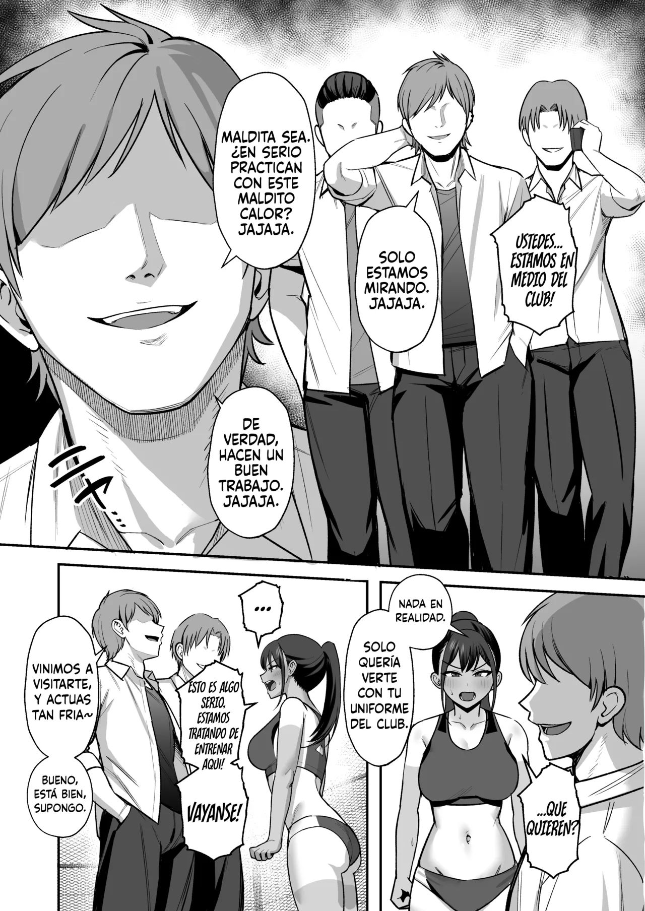 Rikujoubu Buchou, Yankee-tachi ni Otosareru | La Capitana del Club de Atletismo es Sometida por un Grupo de Delinquentes page 4 full