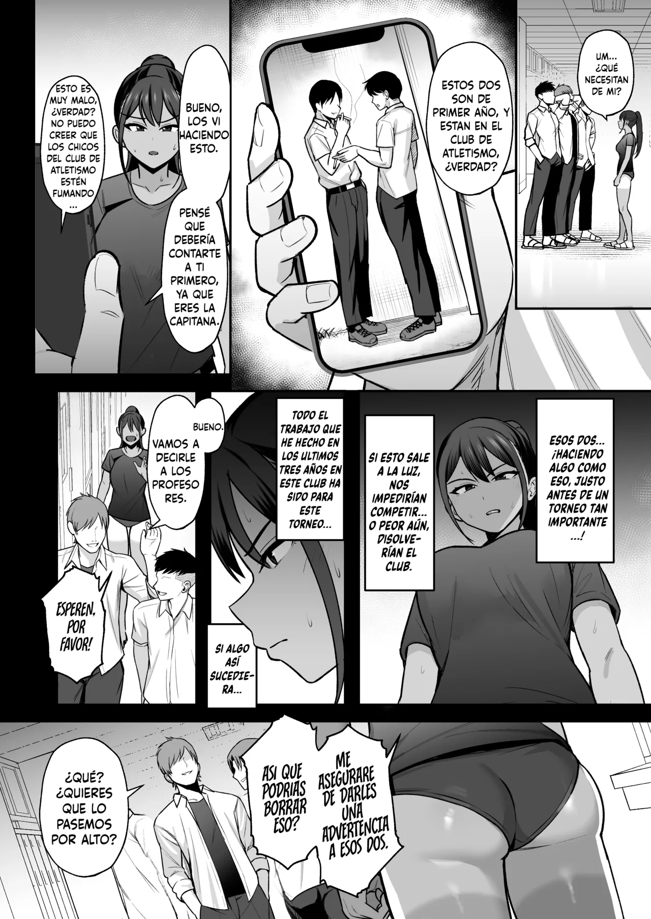 Rikujoubu Buchou, Yankee-tachi ni Otosareru | La Capitana del Club de Atletismo es Sometida por un Grupo de Delinquentes page 6 full