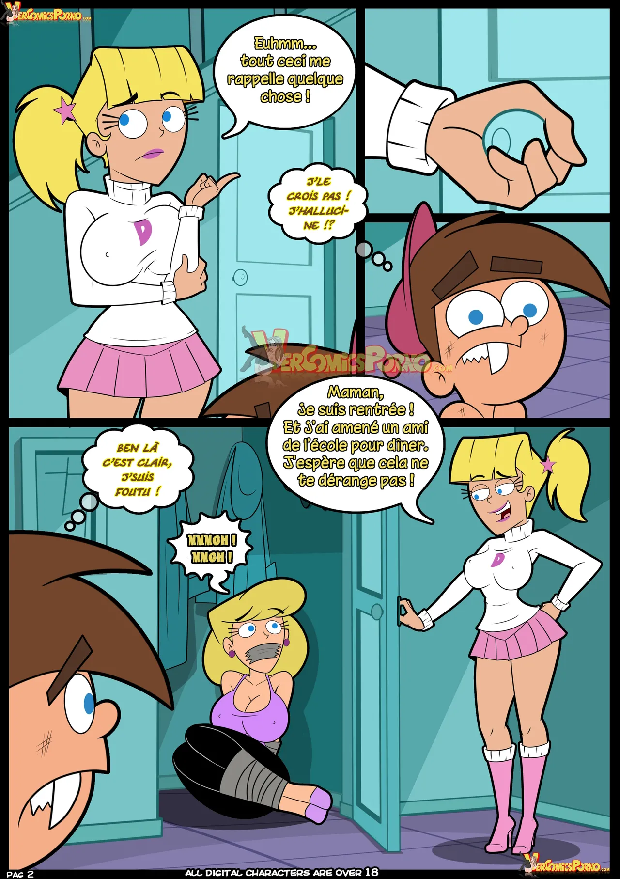 Les parrains magiques dans: "Briser les règles 6" page 4 full