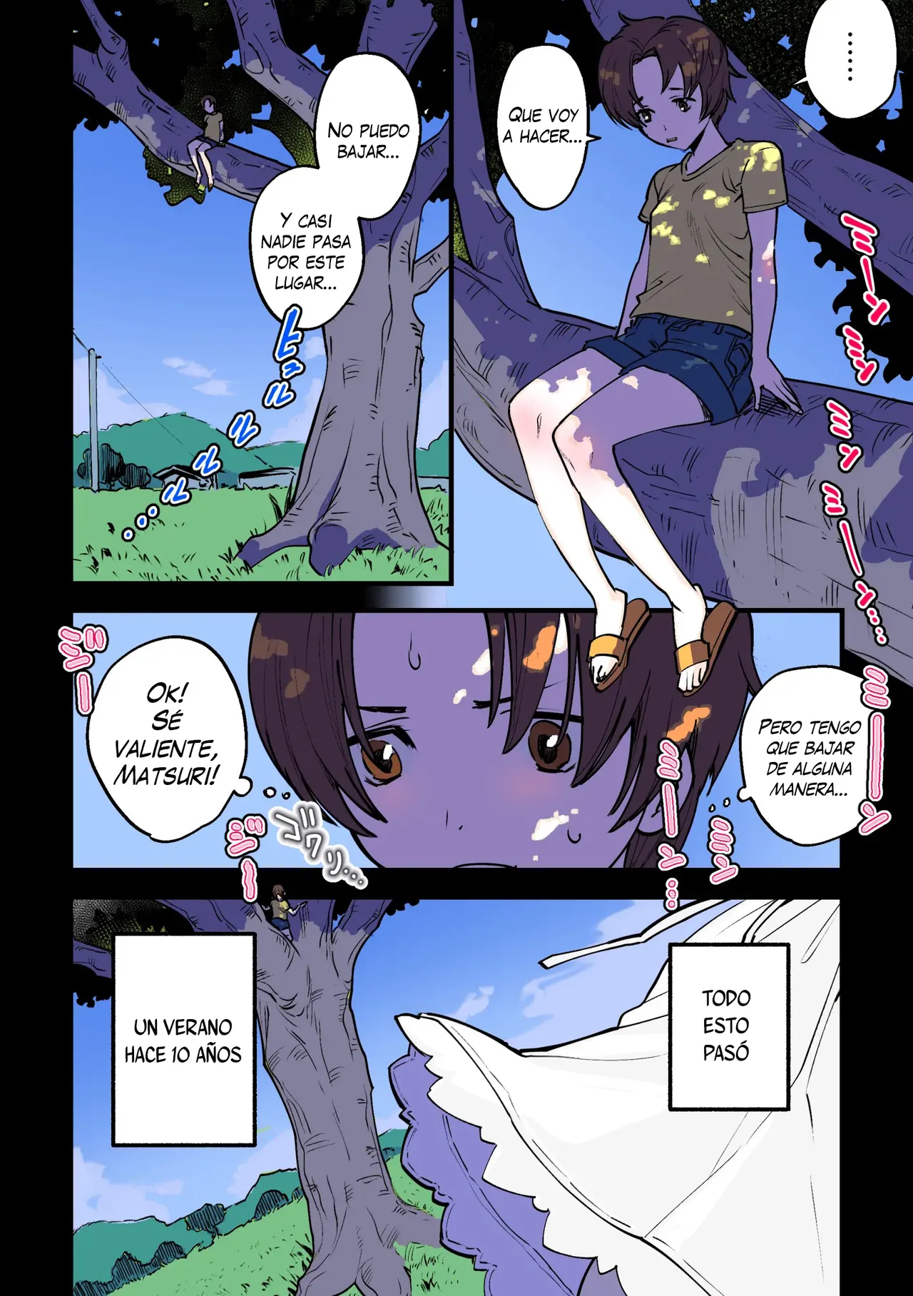 Eien ni Tsuzuku Natsu ~Futanari Kaii x Shoujo~ | Un Verano Eterno de Amor Yuri ~Fantasma Futanari x Chica Inocente~ page 2 full