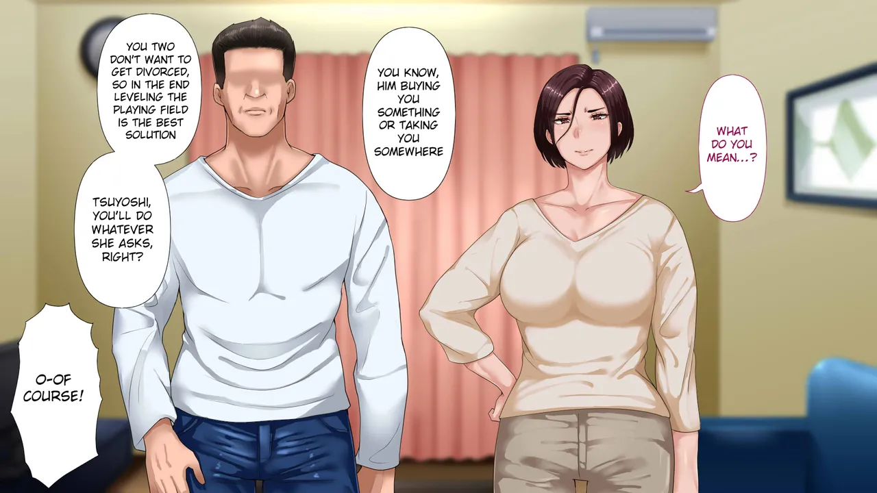 Otto ni Okyuu o Sueyou to shita Tsuyoki Zuma ga Yabai Otoko ni Me o tsukerarete shimau Ohanashi page 6 full