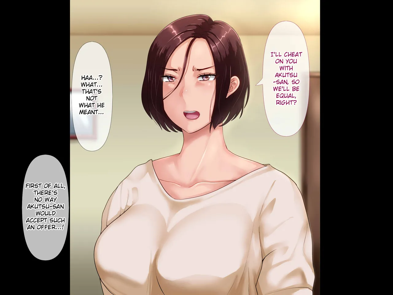 Otto ni Okyuu o Sueyou to shita Tsuyoki Zuma ga Yabai Otoko ni Me o tsukerarete shimau Ohanashi page 8 full